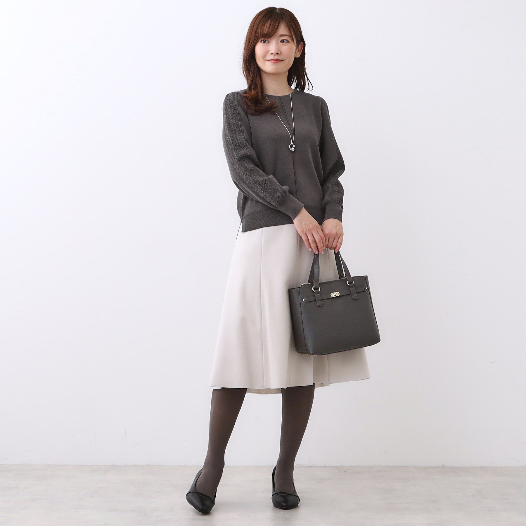 Reflect「【選べる8色／スカートにもパンツにも◎】ウール混ボートネックニット」|ニット・セーター|