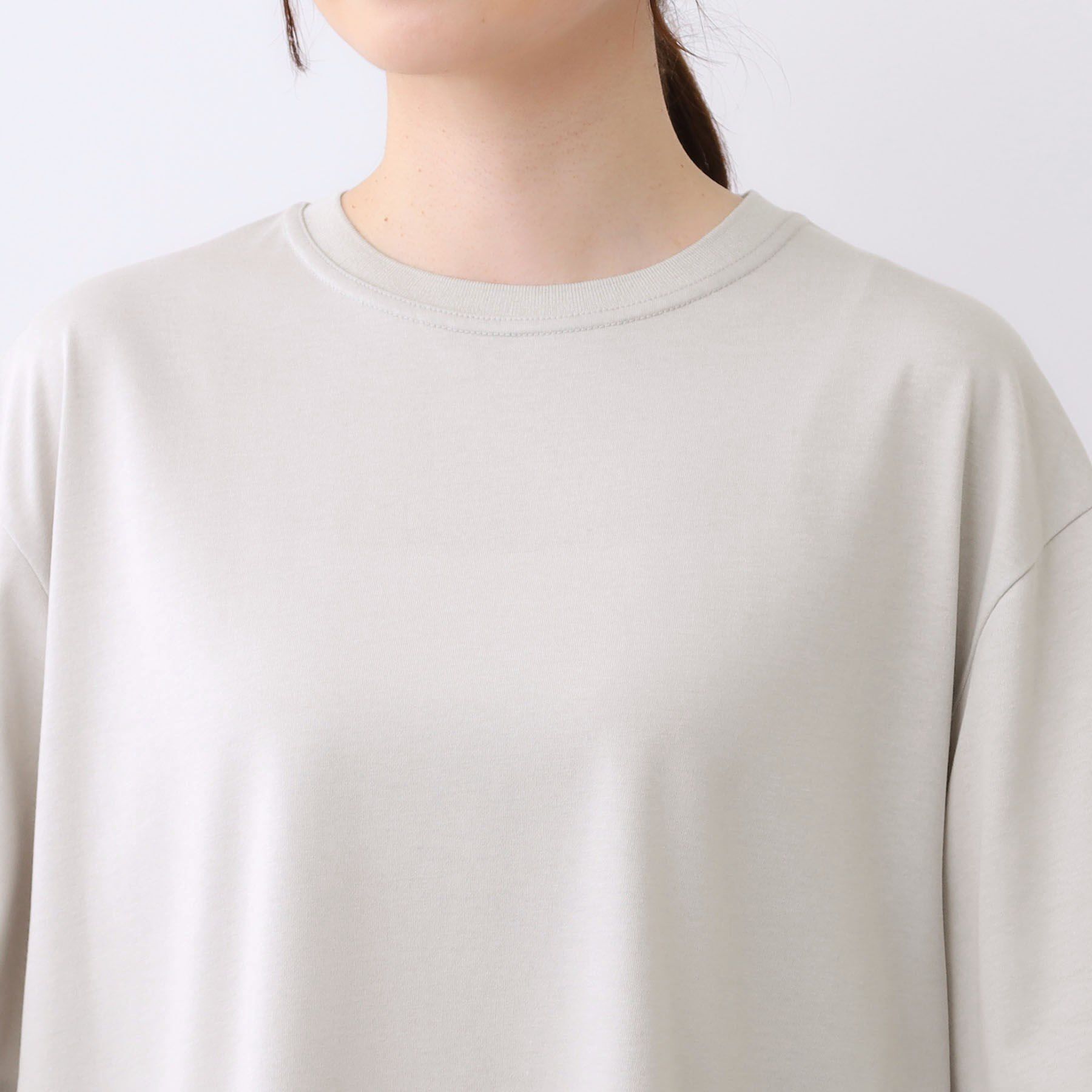 Reflect「【E‐QUALITY／体型カバー】シアー&times;レースデザインプルオーバー」|Tシャツ・カットソー|