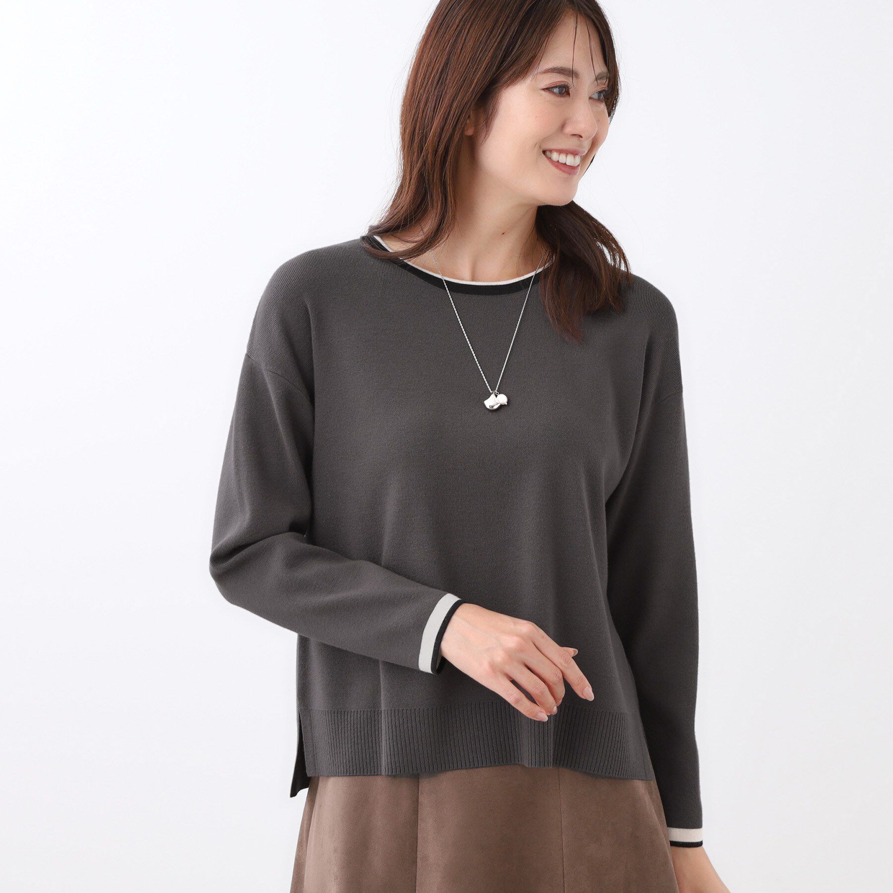 Reflect「【WEB先行カラーあり／セットアップ可】ゆったりフォルムニット」|ニット・セーター|