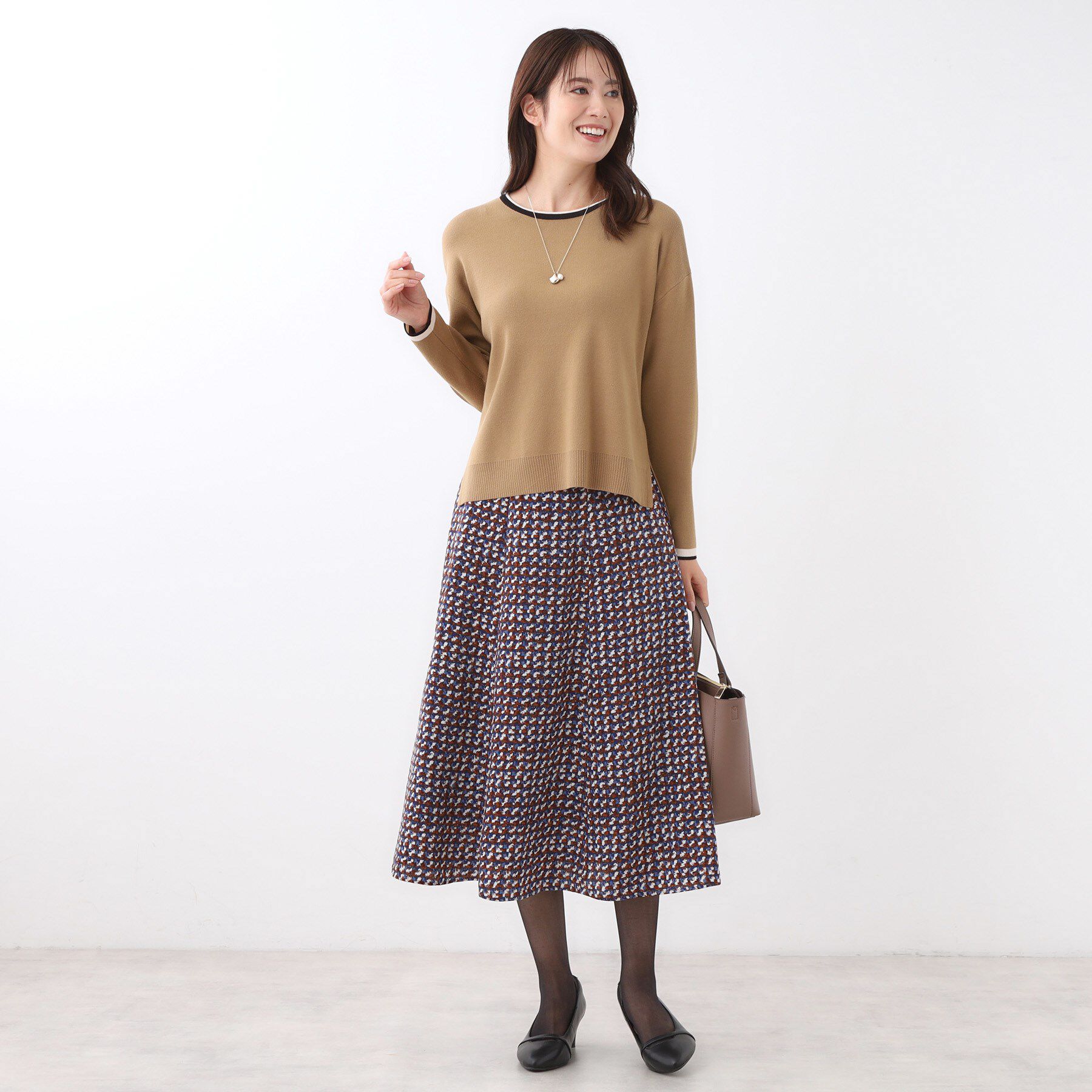 Reflect「【WEB先行カラーあり／セットアップ可】ゆったりフォルムニット」|ニット・セーター|