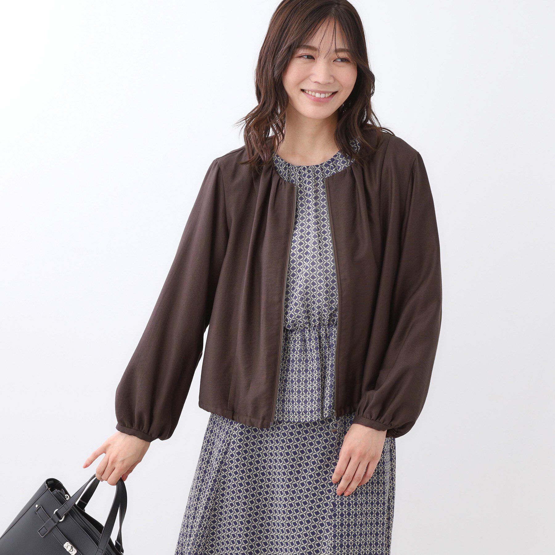 Reflect「【ライトアウター／ゆったり羽織れる／気軽な羽織りに◎】ライトブルゾン」|ブルゾン・スタジャン|