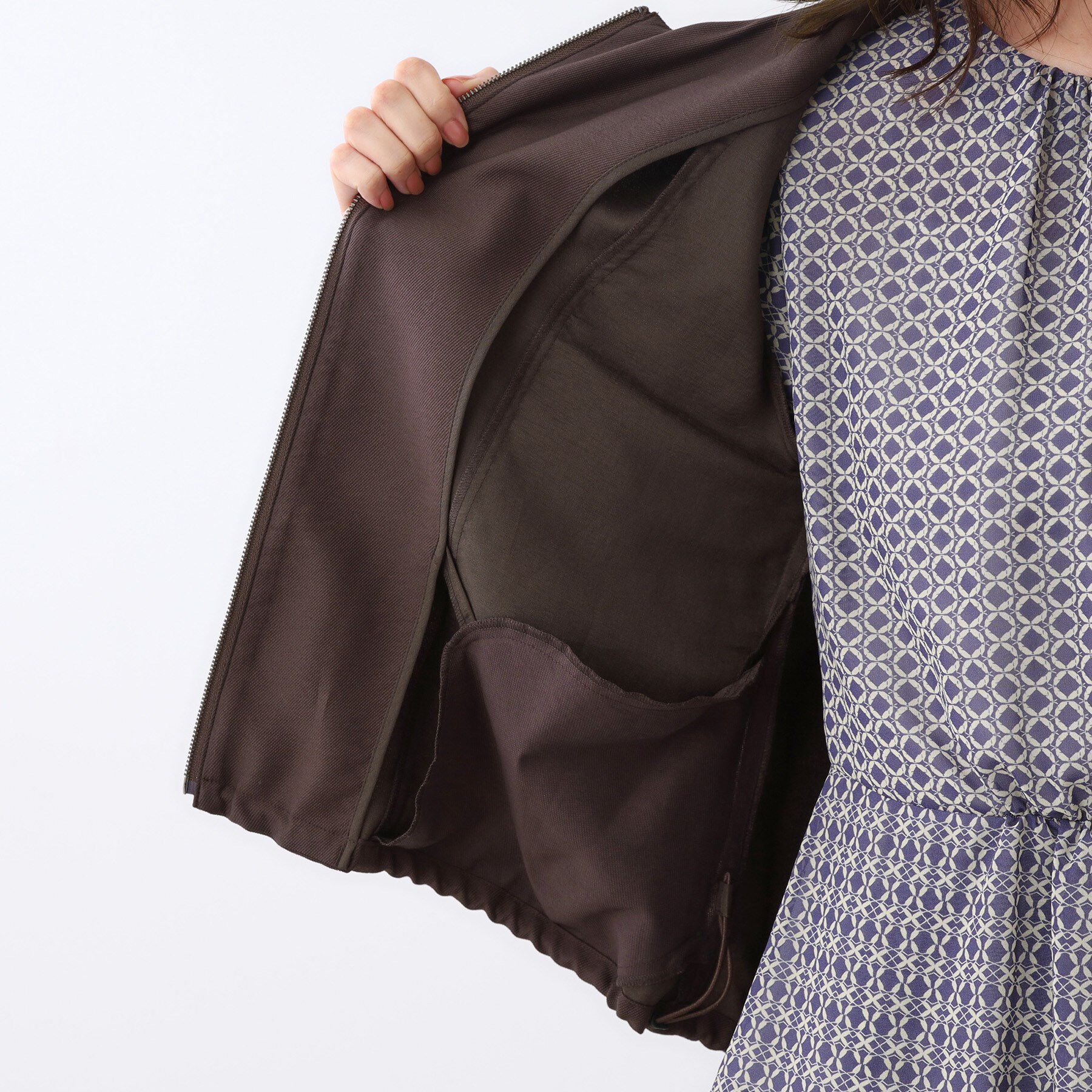 Reflect「【ライトアウター／ゆったり羽織れる／気軽な羽織りに◎】ライトブルゾン」|ブルゾン・スタジャン|