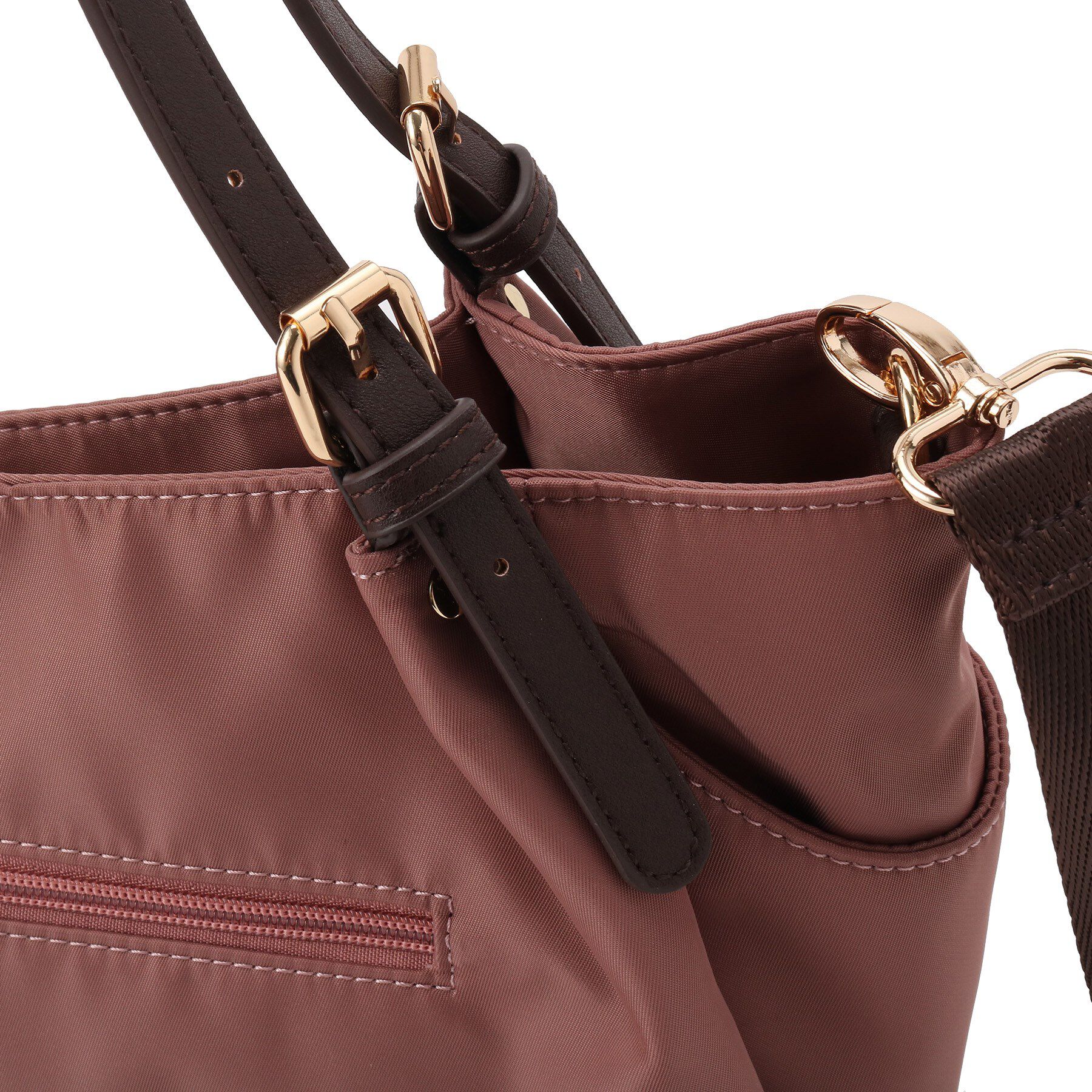 Reflect「【しっかり収納／小旅行に◎／インナーバッグ入り／ショルダー付き】3WAYデザインバッグ」|ショルダー・メッセンジャー|