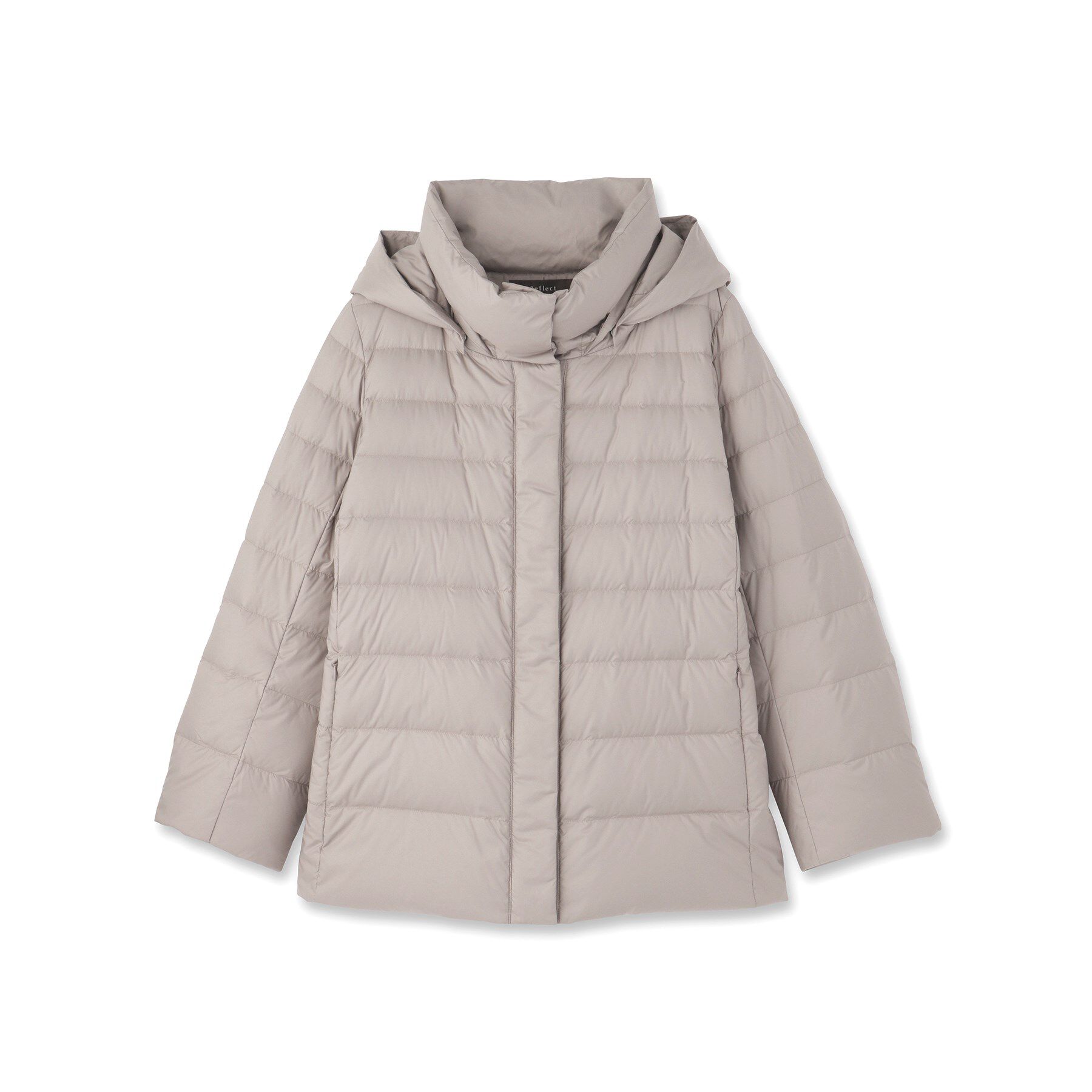 Reflect「【定番人気】フーデッドミドルダウンコート」|ダウン|