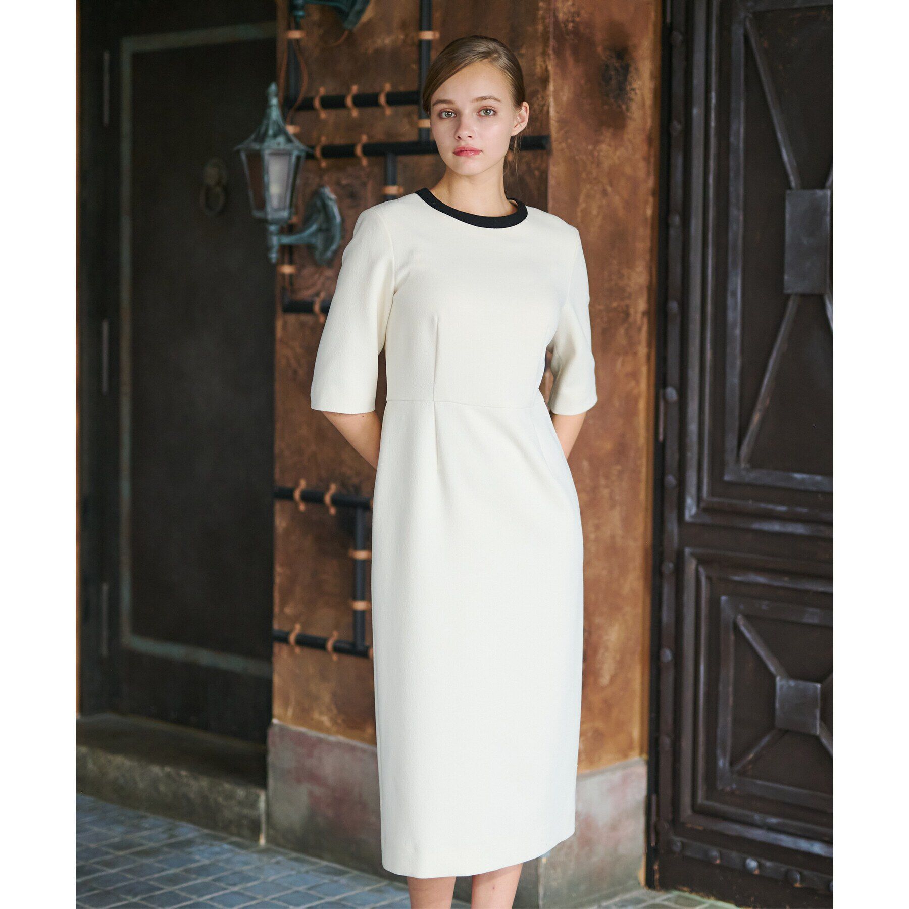 DRESSTERIOR「【セットアップ可】バイカラーワンピース」|ワンピース|