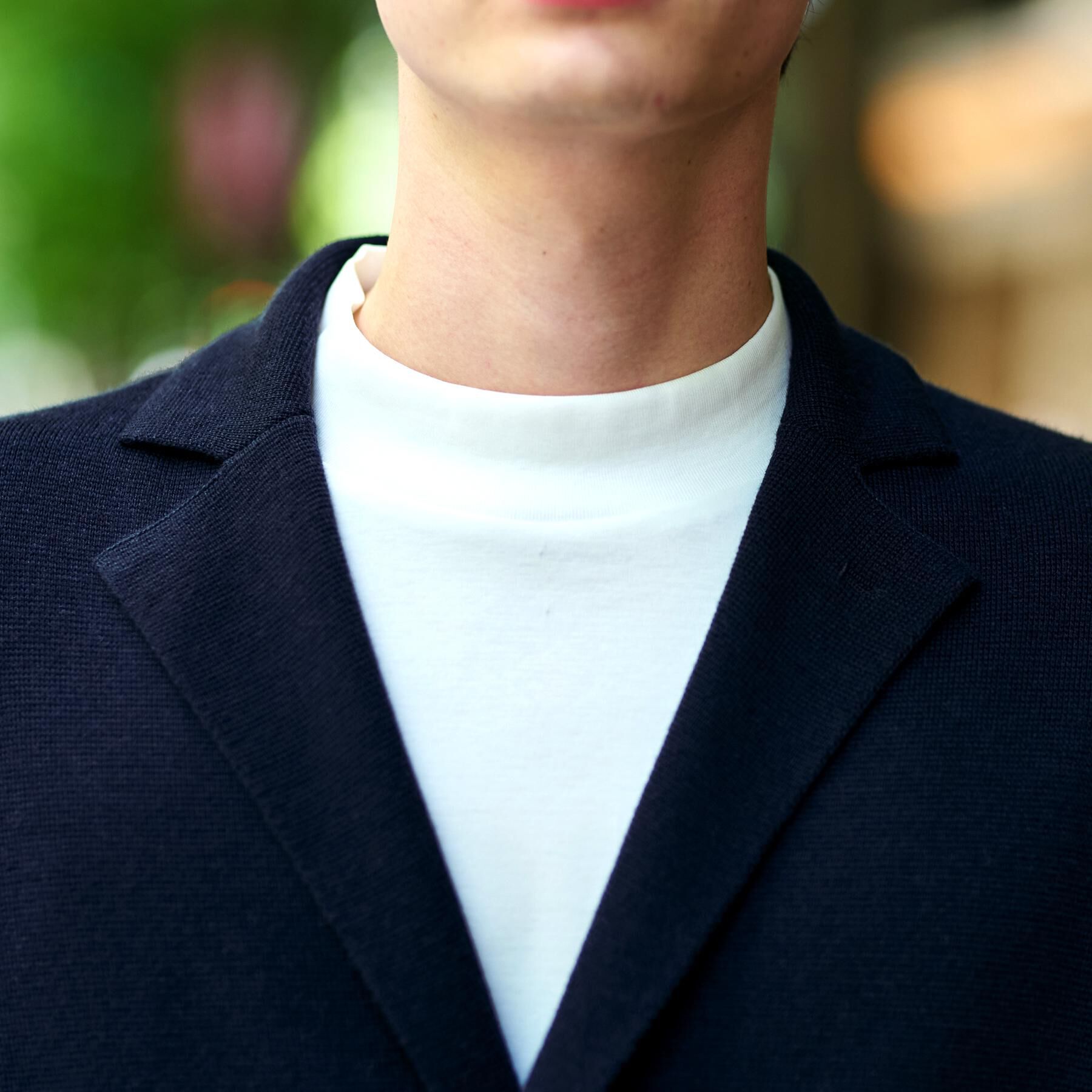 DRESSTERIOR「ダブルブレスト ニットジャケット」|テーラードジャケット|