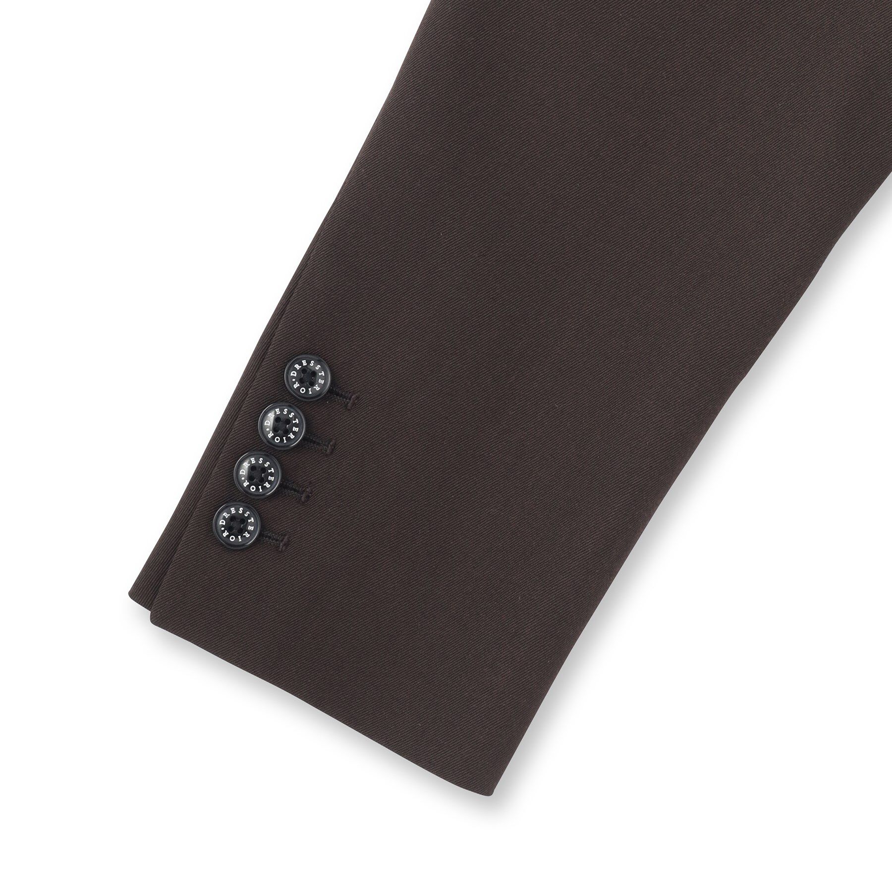 DRESSTERIOR「【セットアップ可】ブラウンツイル ダブルジャケット」|テーラードジャケット|