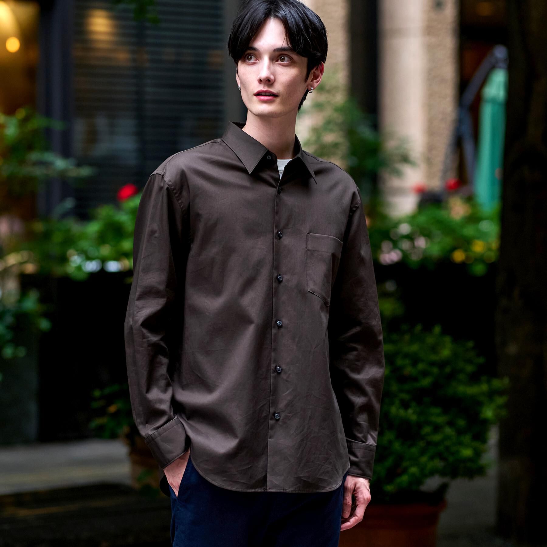 DRESSTERIOR「200双糸 ブロード レギュラーシャツ」|シャツ・ブラウス|