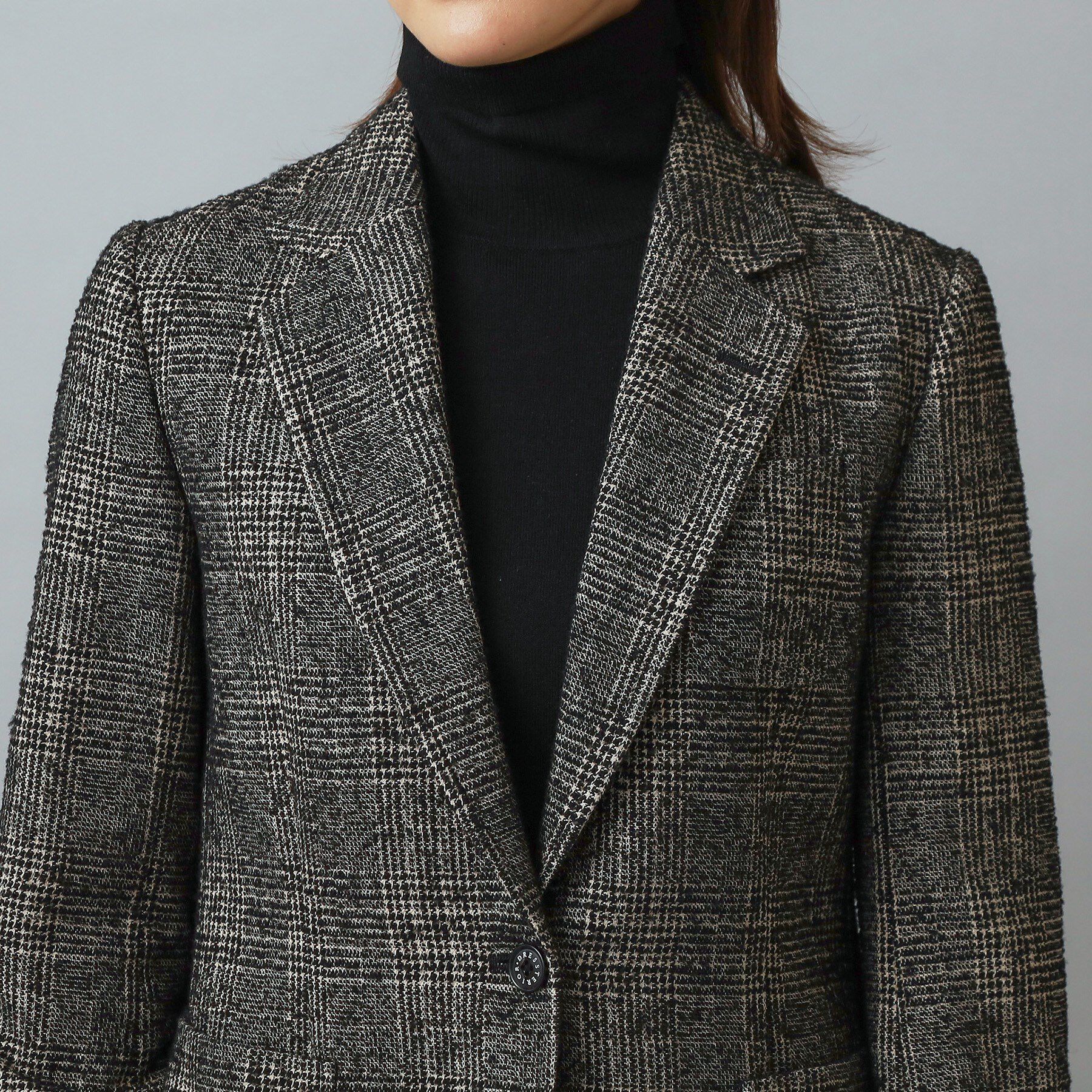 DRESSTERIOR「ループグレンチェックジャケット」|テーラードジャケット|