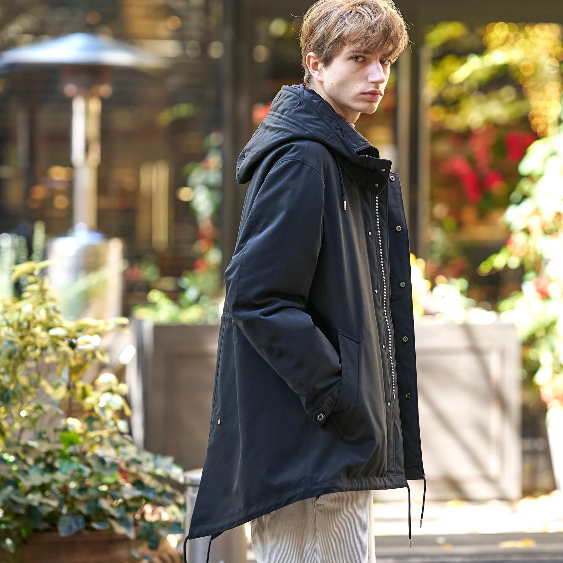 DRESSTERIOR「パデッドライト ショートモッズパーカー」|ミリタリー・モッズコート|