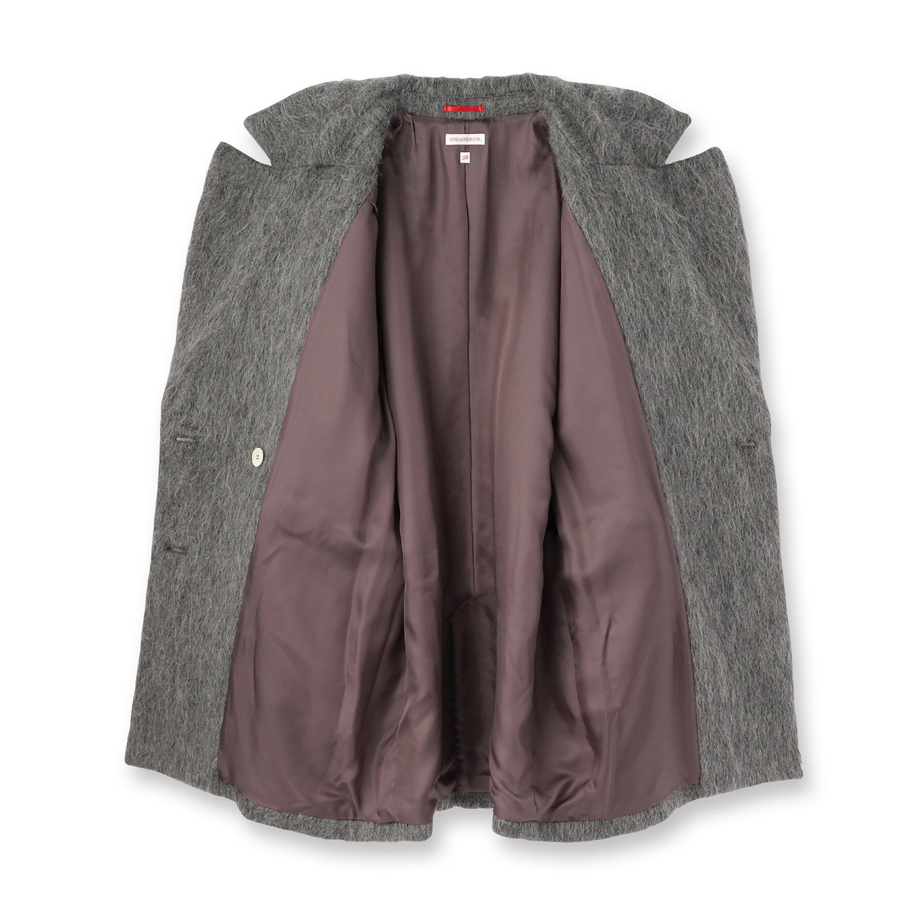 DRESSTERIOR「モヘヤ混シャギーチェスターコート」|チェスターコート|