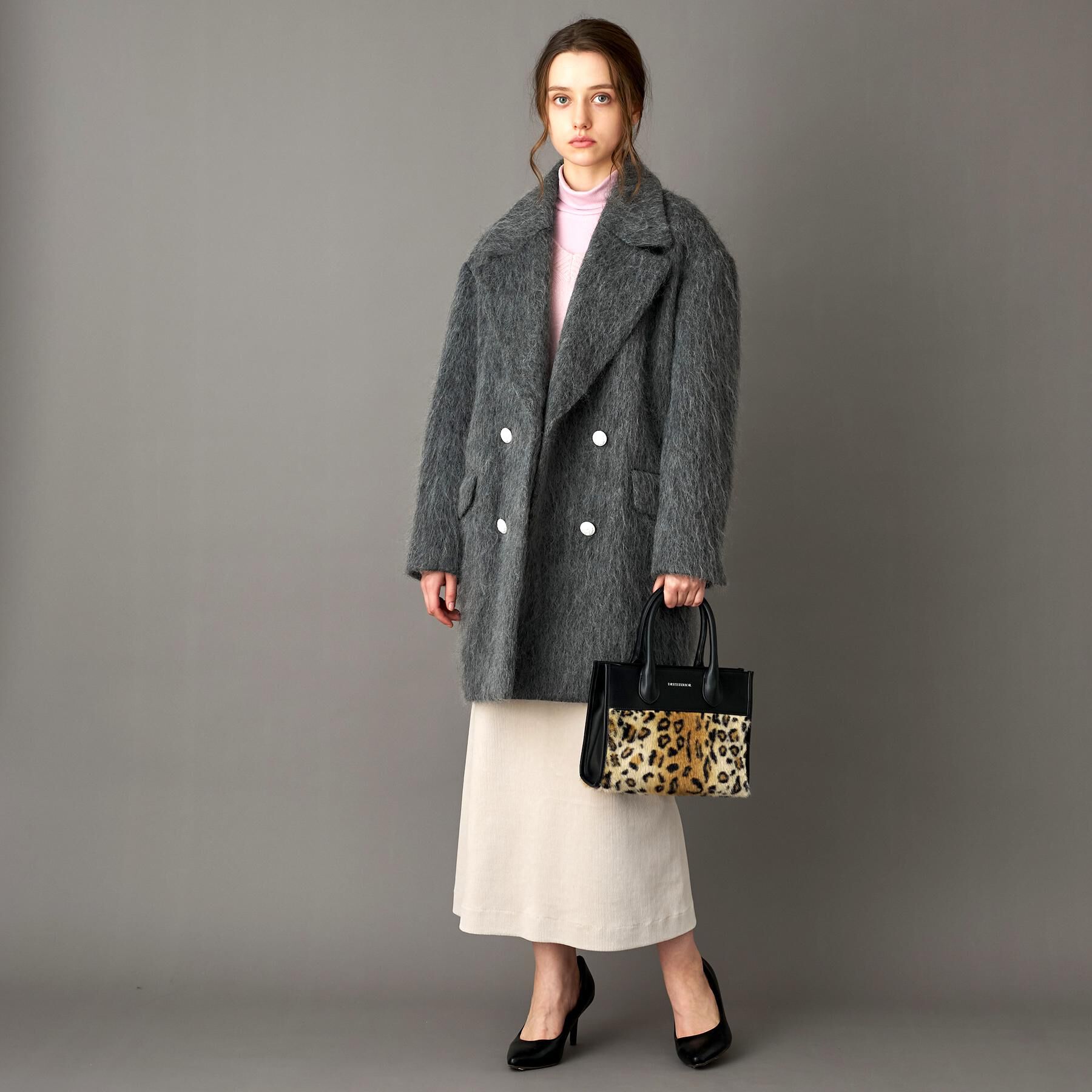 DRESSTERIOR「モヘヤ混シャギーチェスターコート」|チェスターコート|