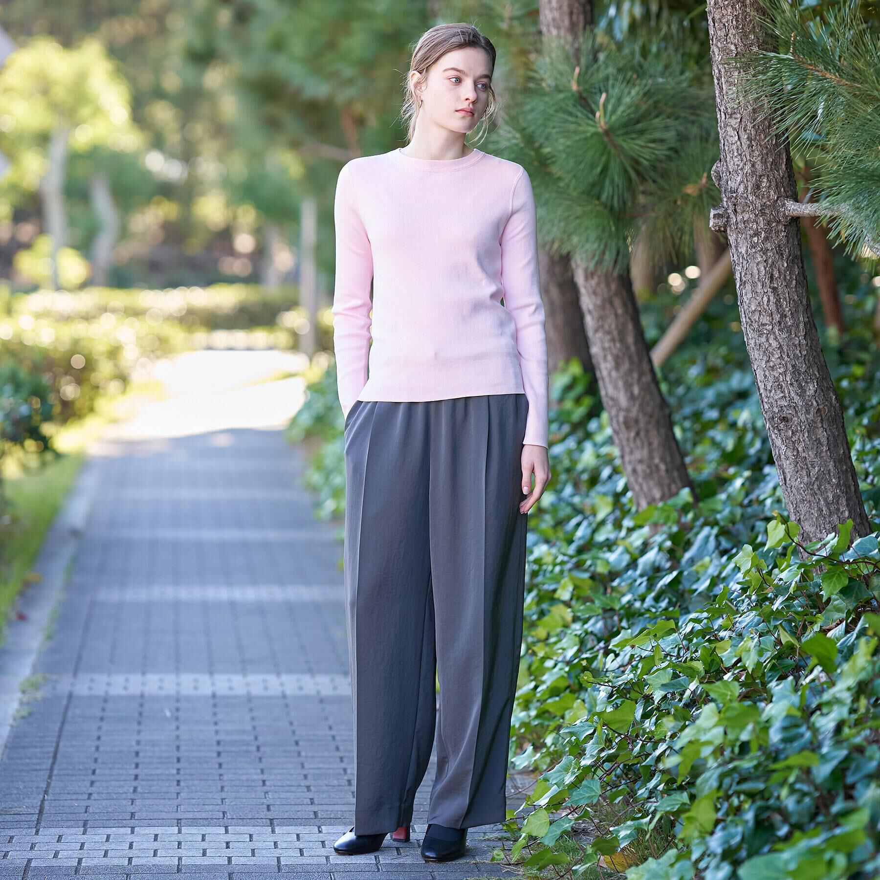 DRESSTERIOR「【ウォッシャブル】コットンフルニードルニット」|ニット・セーター|