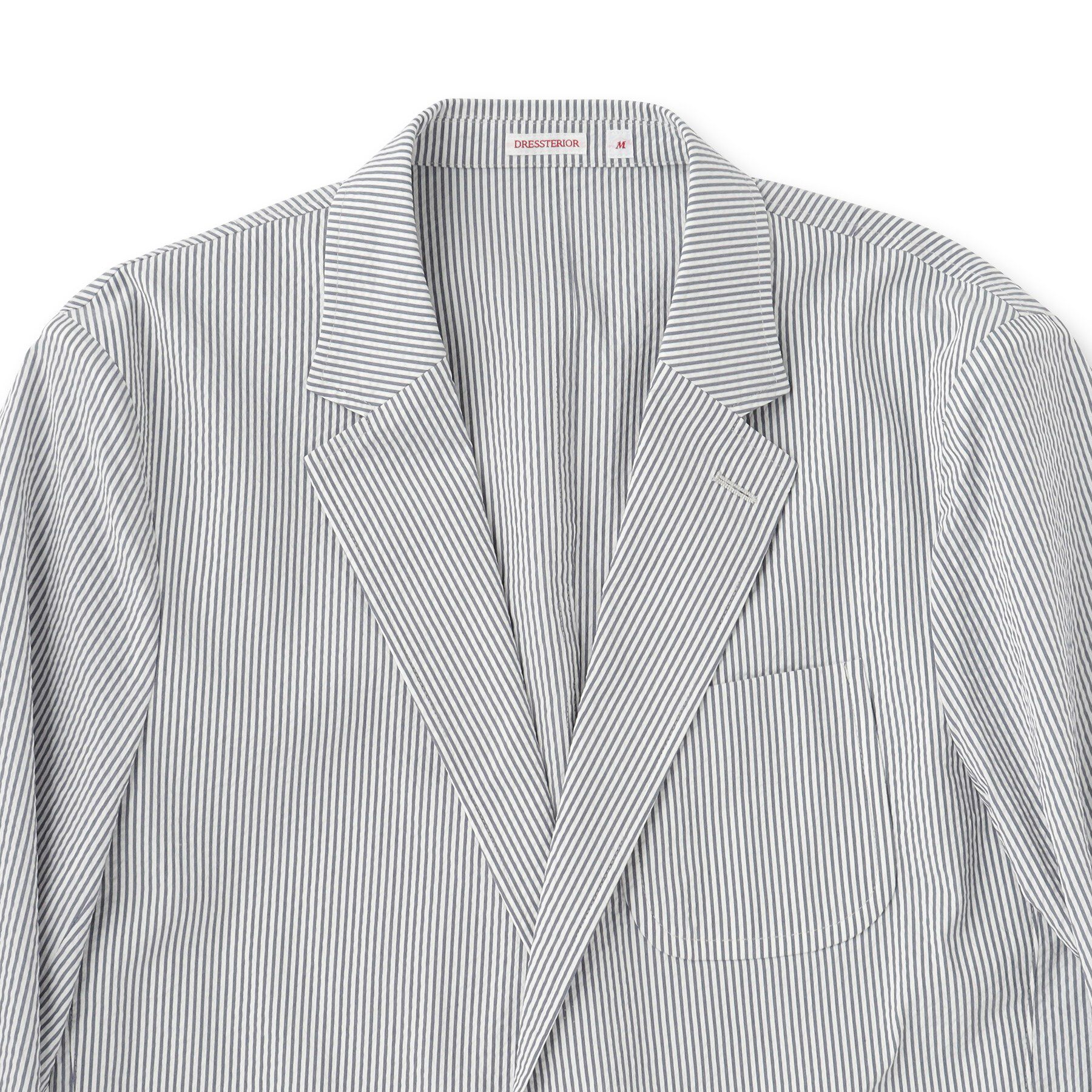 DRESSTERIOR「【吸湿速乾/セットアップ可/ウォッシャブル】COOLMAX シアサッカー サマージャケット」|テーラードジャケット|