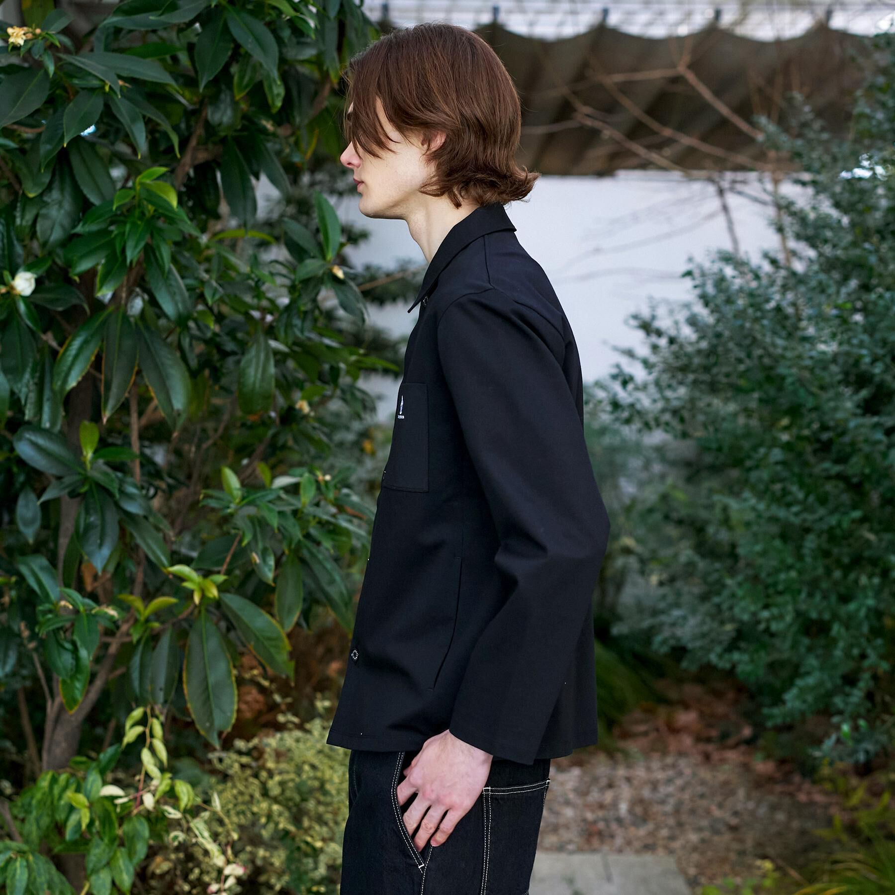 DRESSTERIOR「【接触冷感/UVカット/抗菌防臭/しわ防止】クールデオドラント ジャージシャツ」|シャツ・ブラウス|