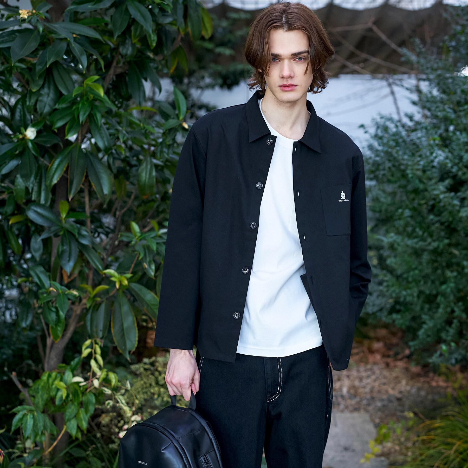 DRESSTERIOR「【接触冷感/UVカット/抗菌防臭/しわ防止】クールデオドラント ジャージシャツ」|シャツ・ブラウス|