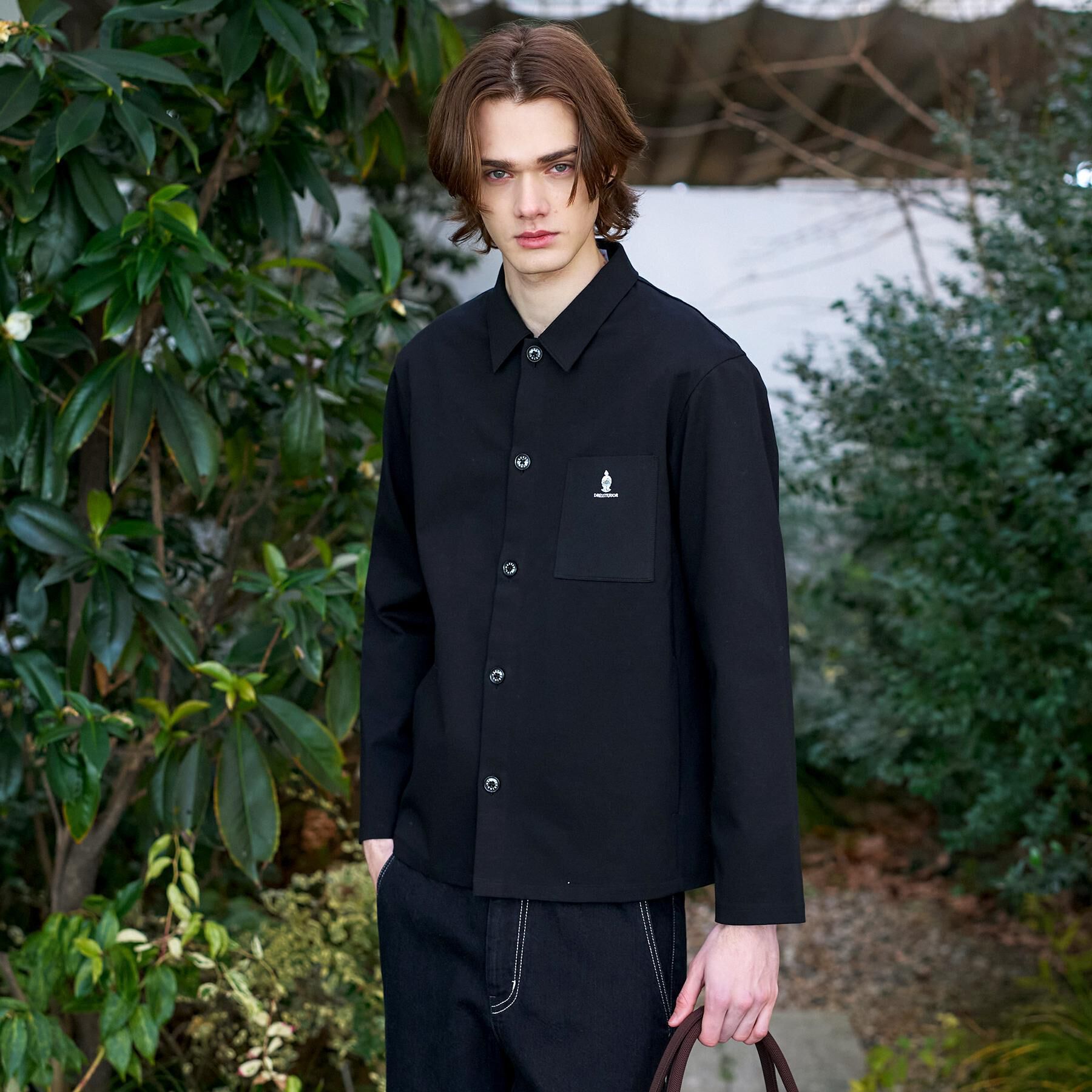 DRESSTERIOR「【接触冷感/UVカット/抗菌防臭/しわ防止】クールデオドラント ジャージシャツ」|シャツ・ブラウス|