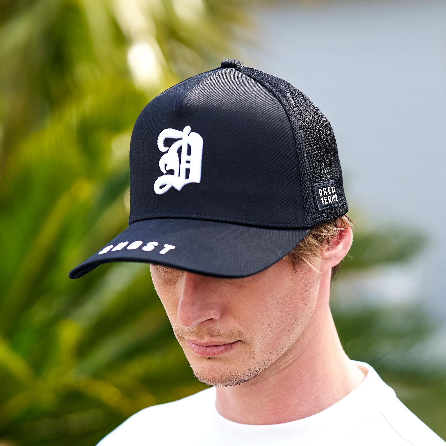 DRESSTERIOR「Dロゴ メッシュキャップ」|キャップ・キャスケット|