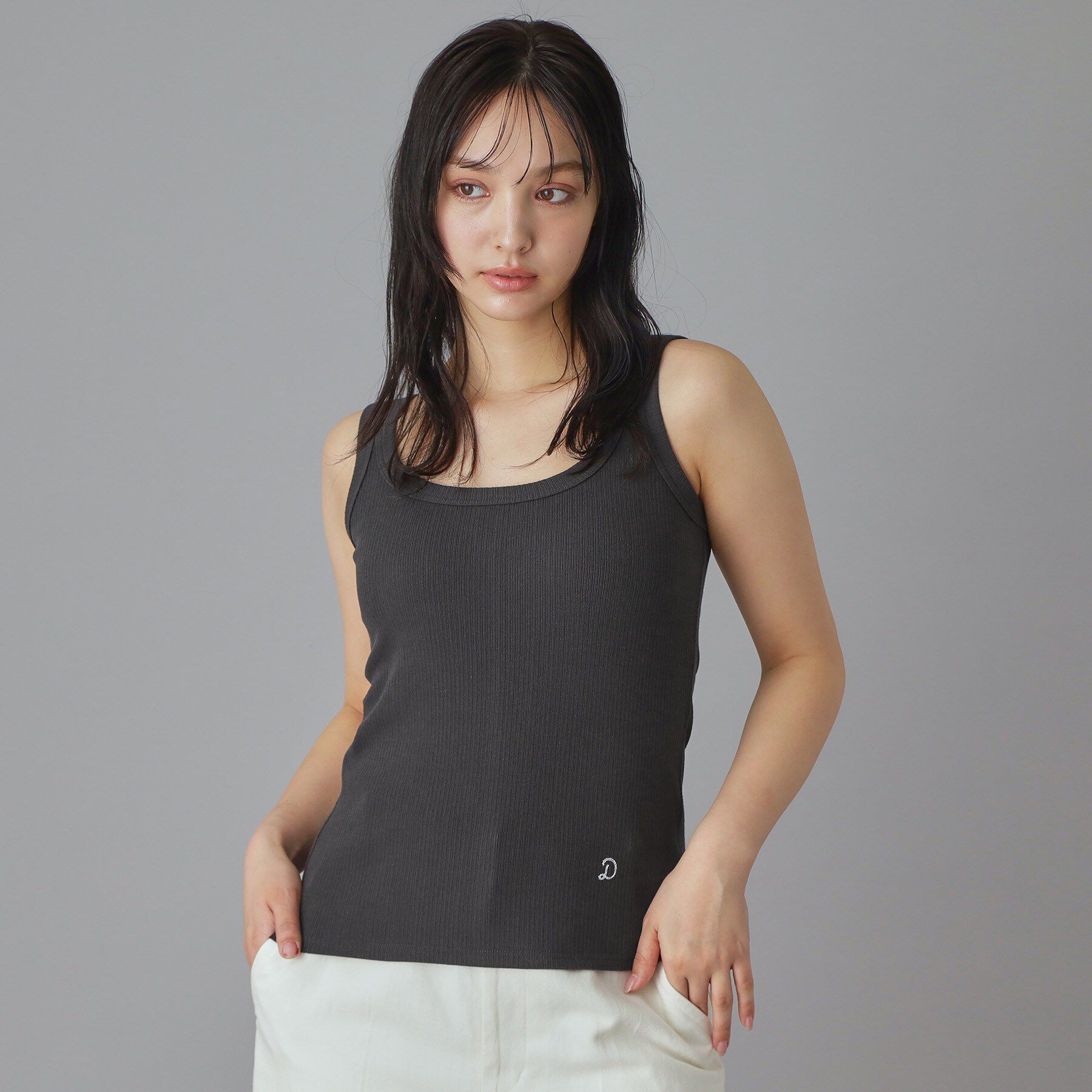 DRESSTERIOR「ランダムテレコタンクトップ」|キャミソール|