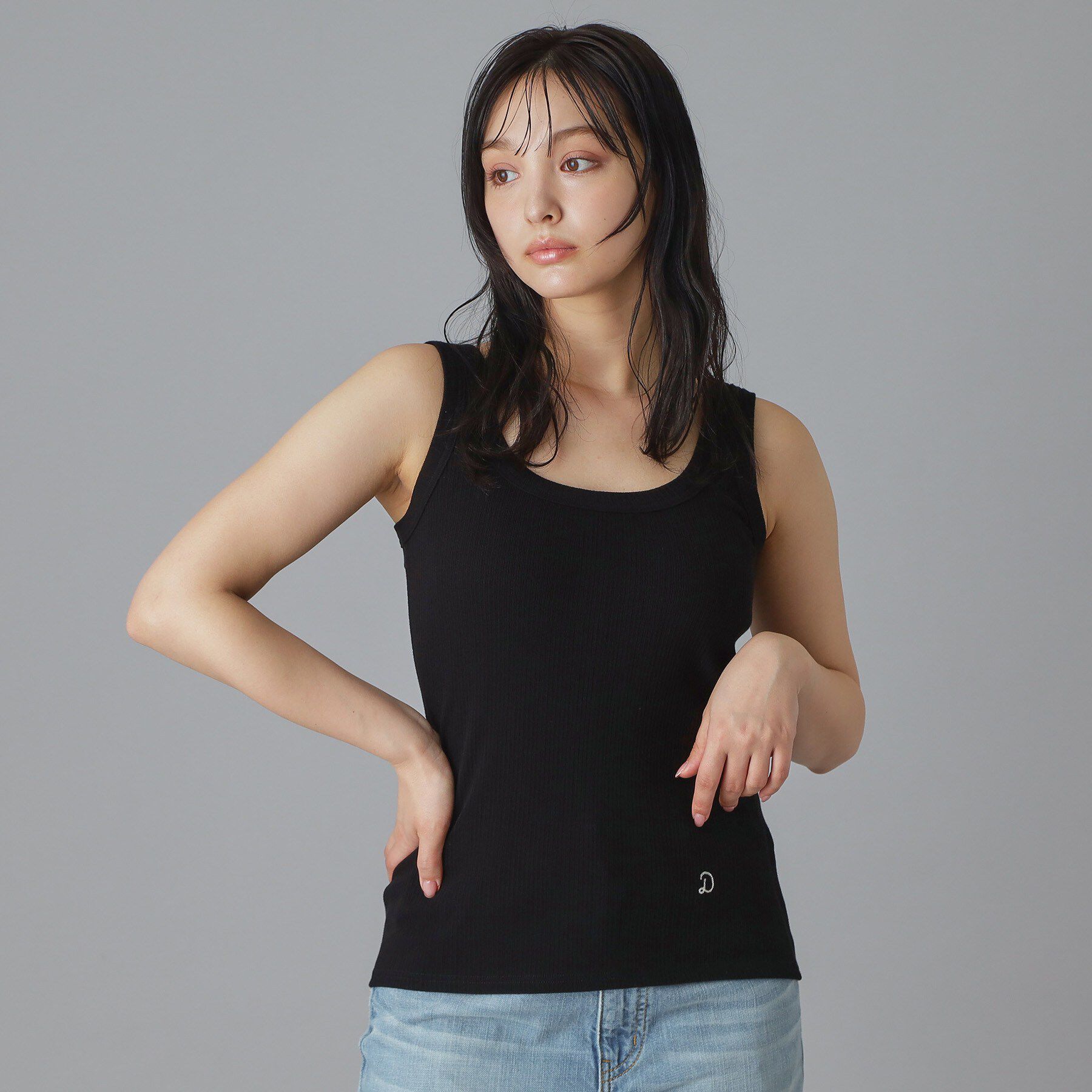 DRESSTERIOR「ランダムテレコタンクトップ」|キャミソール|