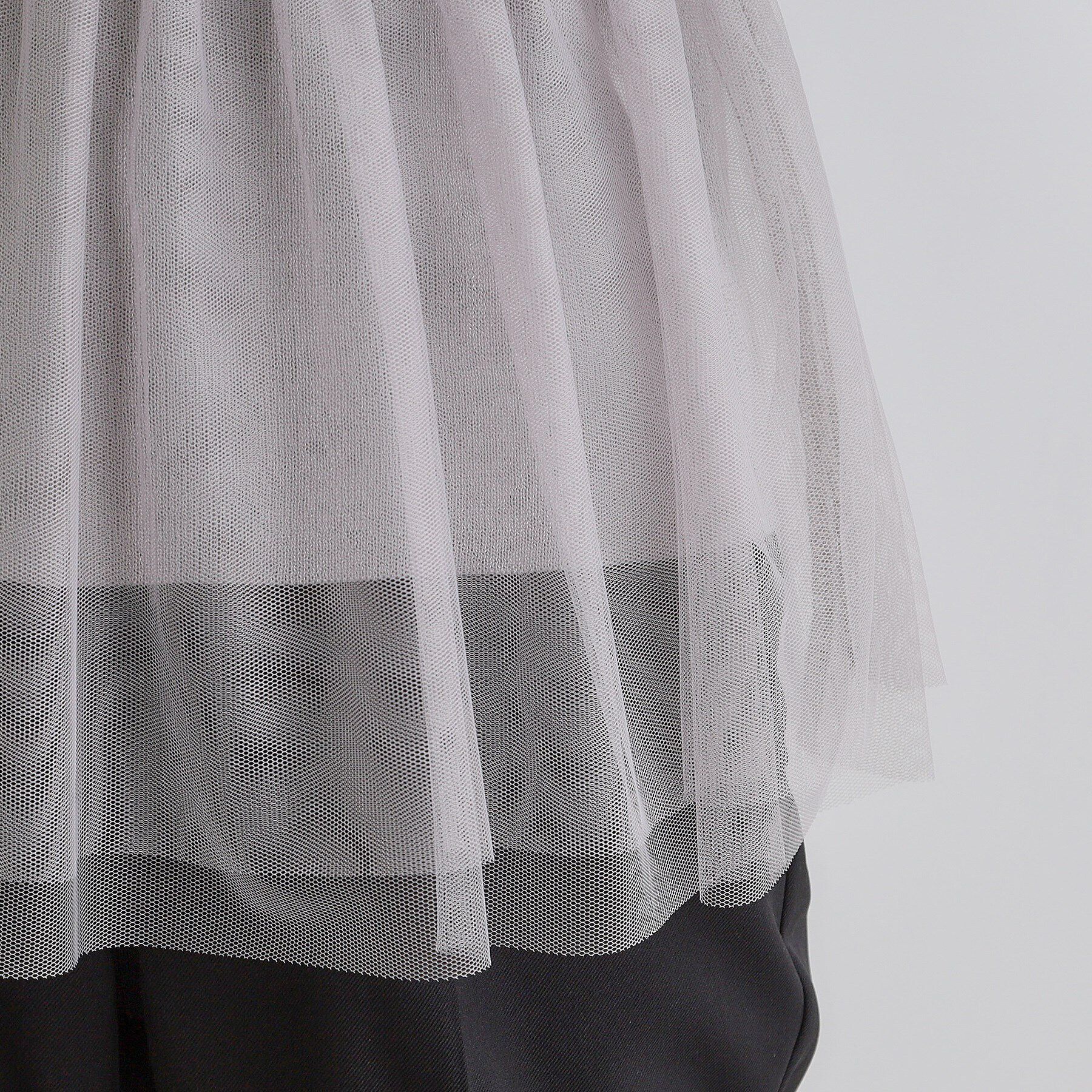 grove「チュールドッキングニットプルオーバー」|ニット・セーター|