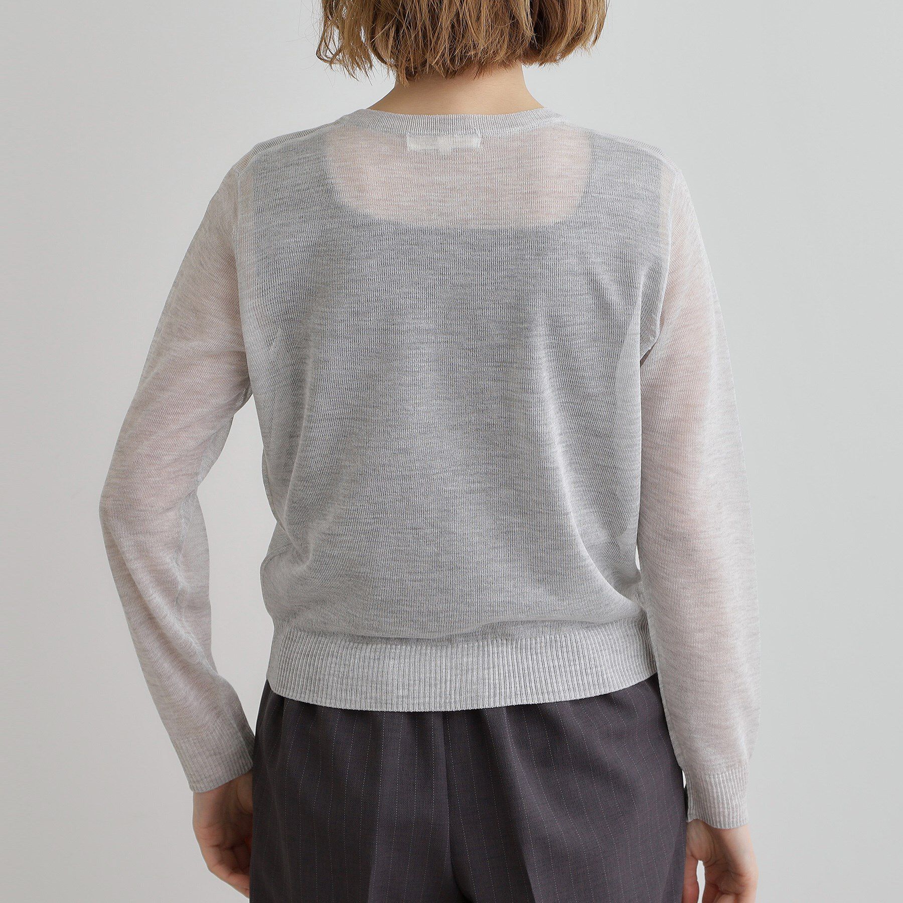 grove「【雑誌掲載】洗えるシアーカーディガン」|カーディガン|