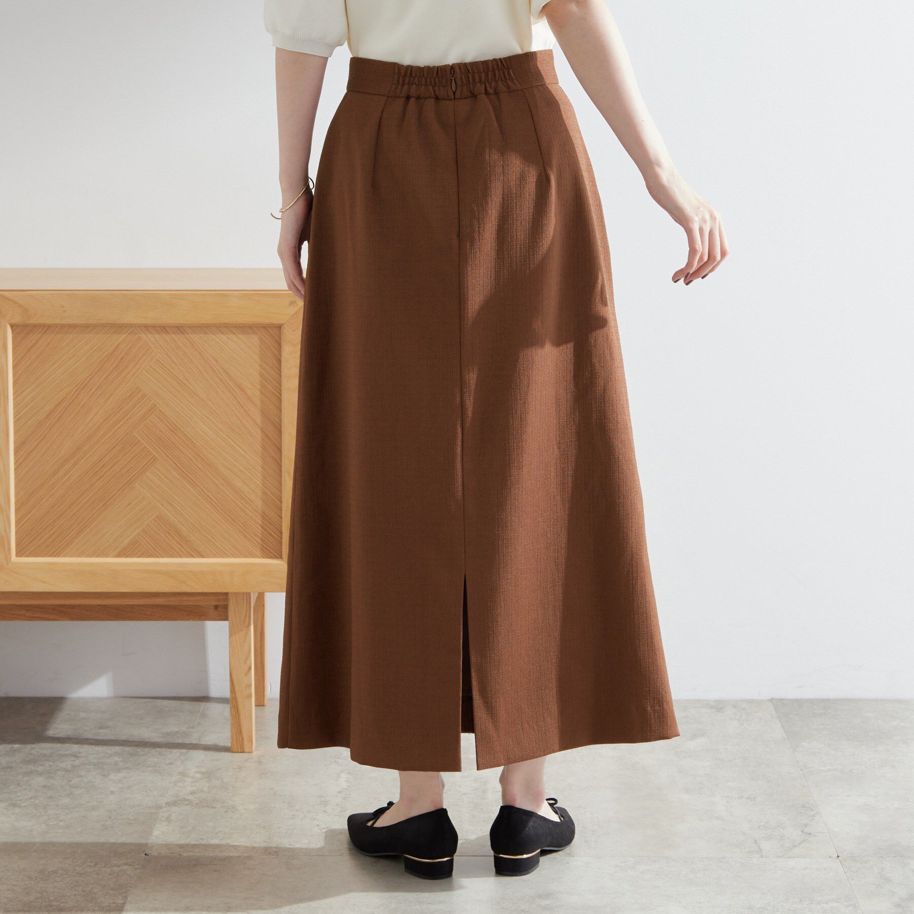 grove「秋先取り　フラップポケットラップスカート」|スカート|