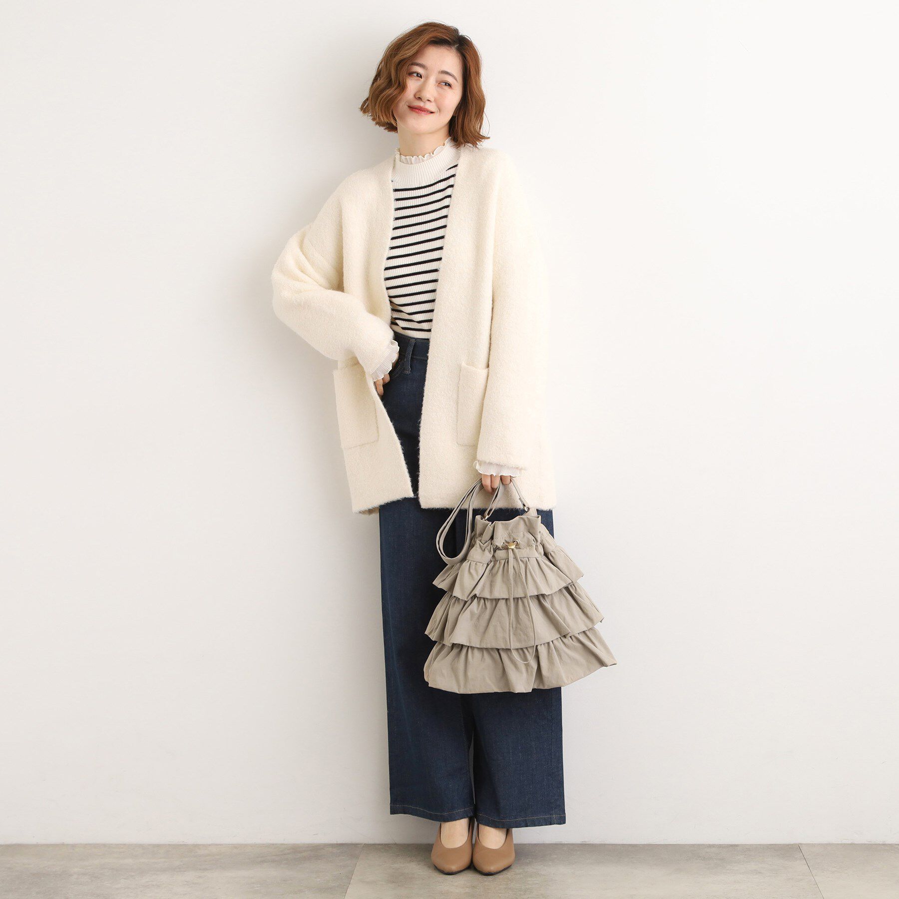 grove「【撥水】ティアードドロストショルダー」|ショルダー・メッセンジャー|