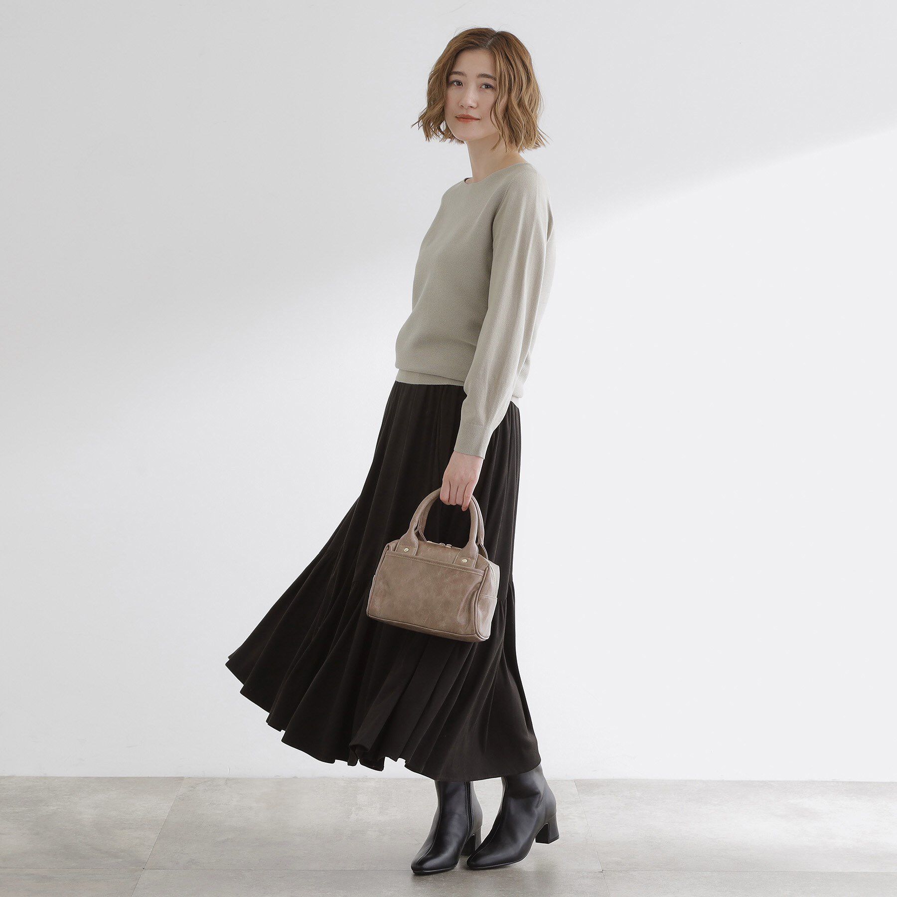 grove「ワイドハンドル2WAYボストンバッグ」|ボストンバッグ|