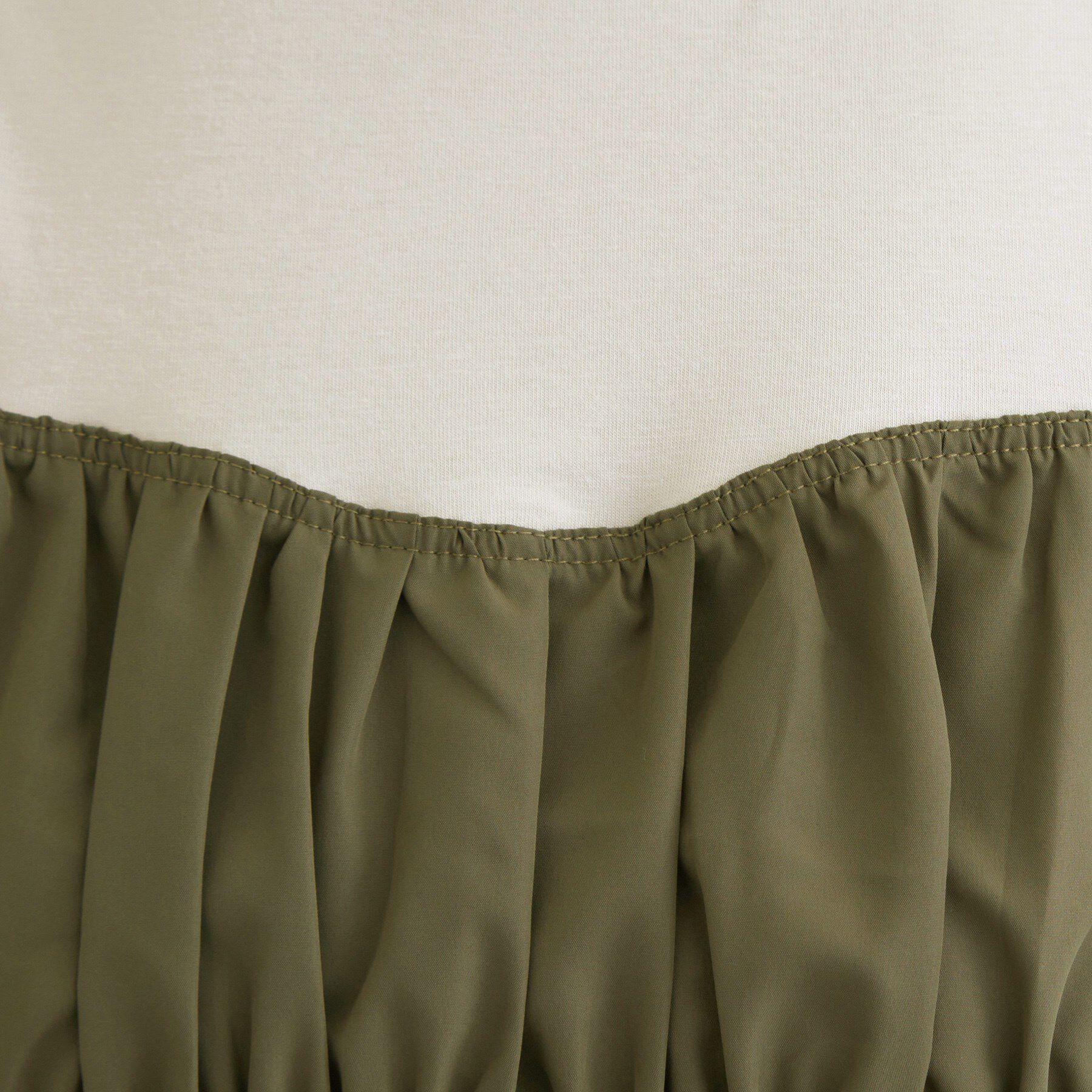 grove「【洗える/二の腕カバー】一枚で映える！ビスチェドッキングワンピース」|ワンピース|