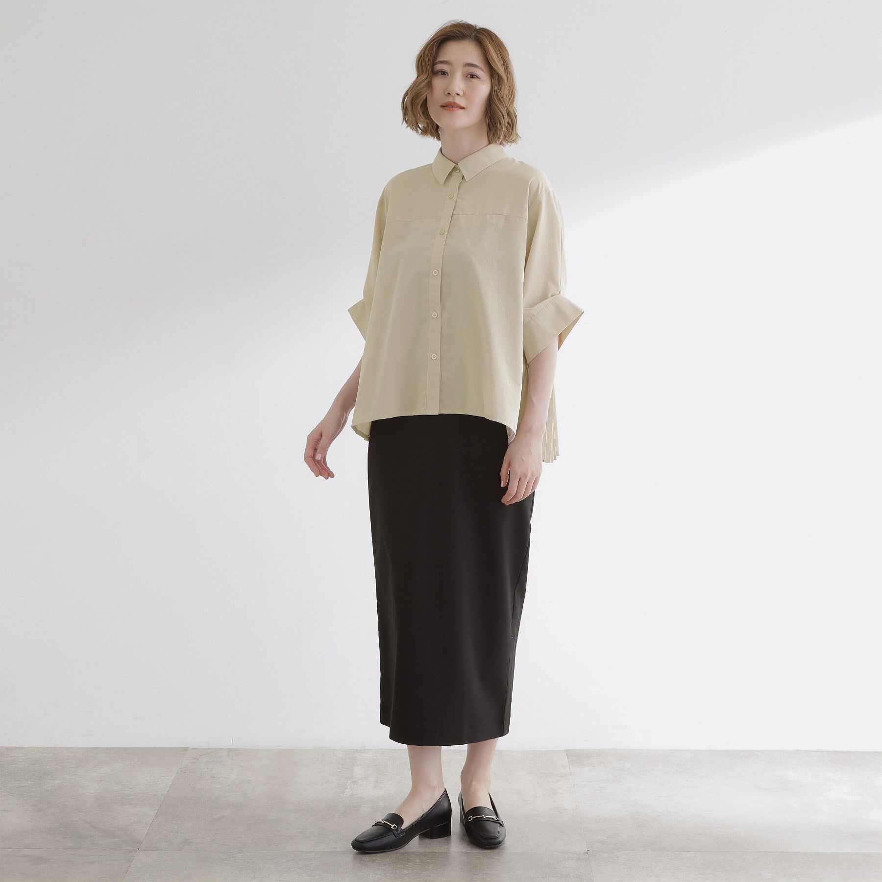 grove「【2WAY】1枚でも羽織っても。使える大人のシャツスタイル」|シャツ・ブラウス|