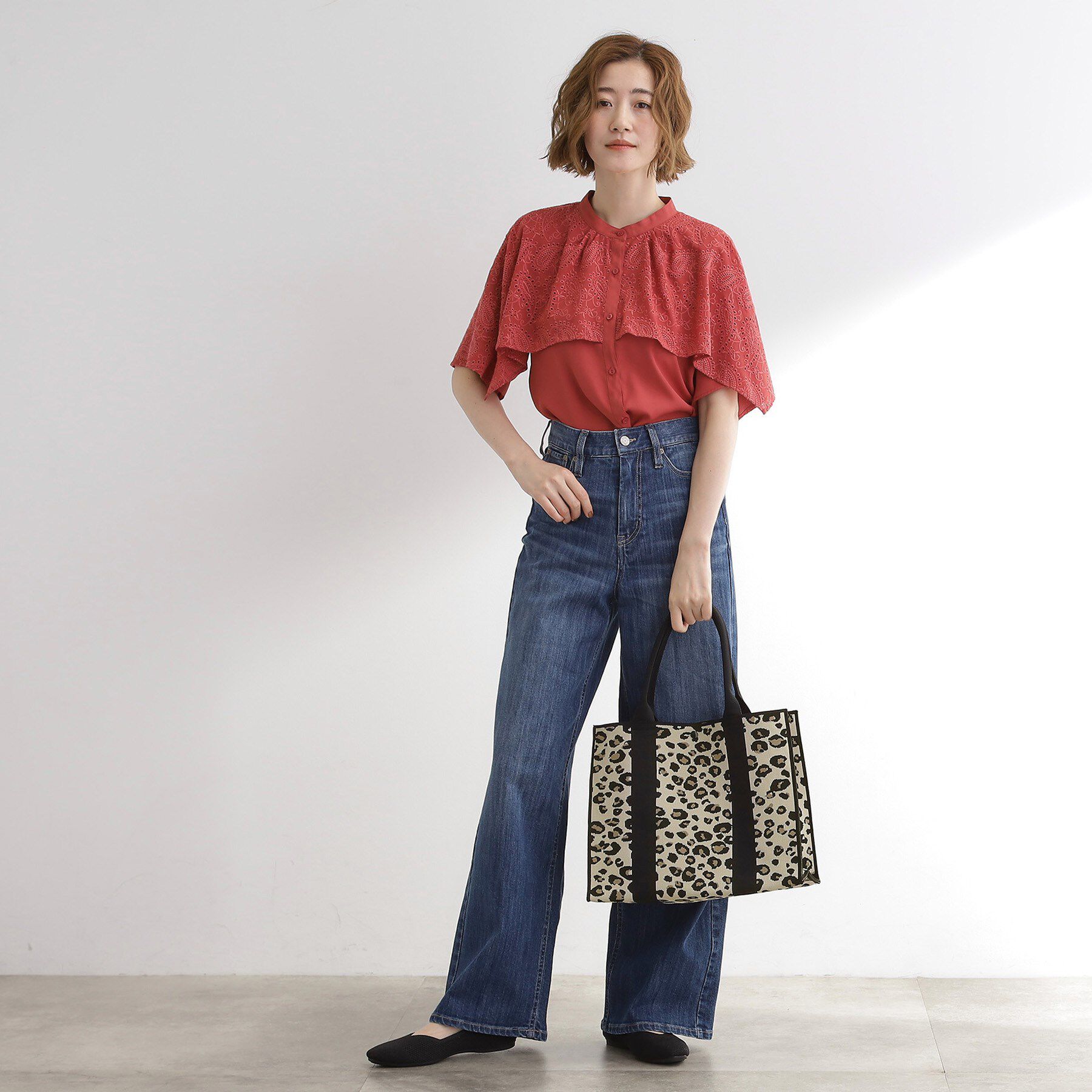 grove「アソートニットA4トート」|トートバッグ|