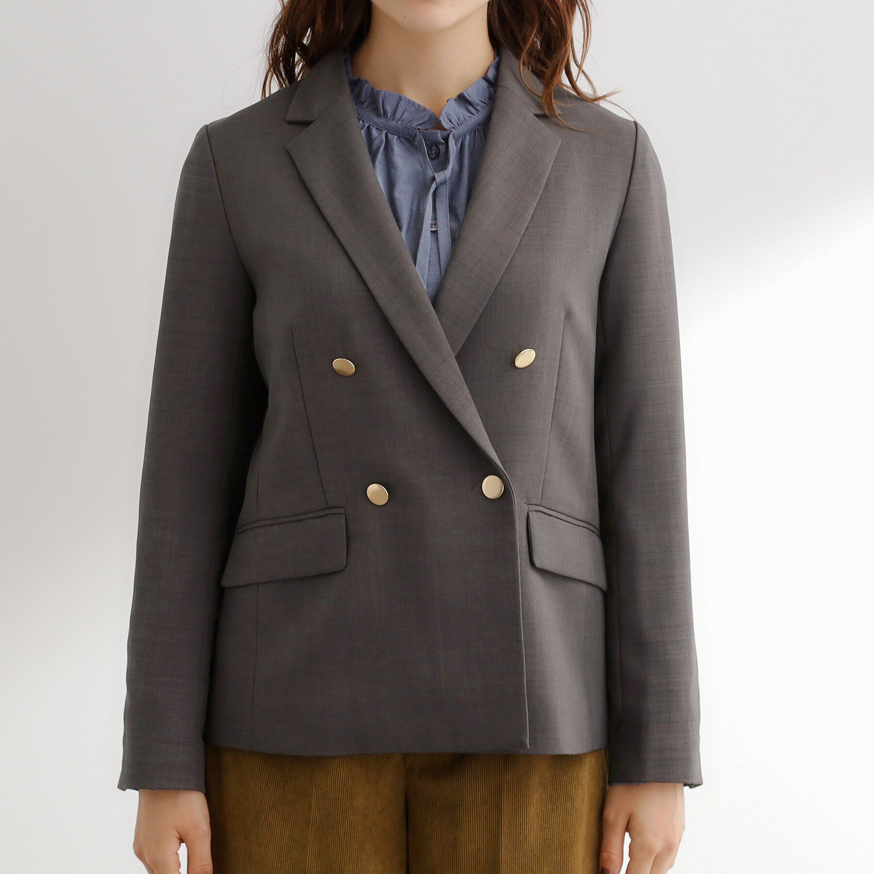 grove「【カセット服】ダブルブレストテーラードジャケット」|テーラードジャケット|