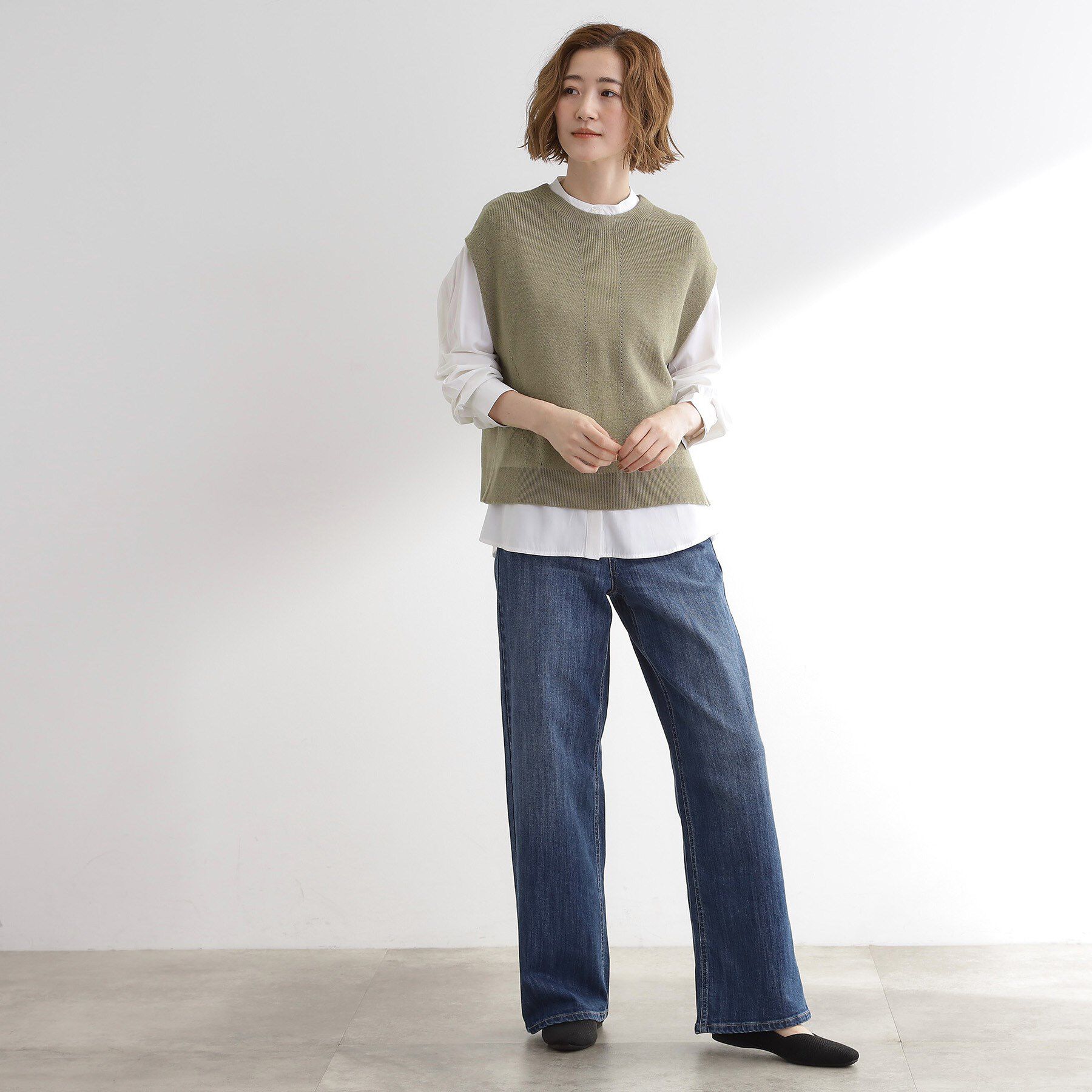 grove「ニットベスト&times;シャツセット」|その他|