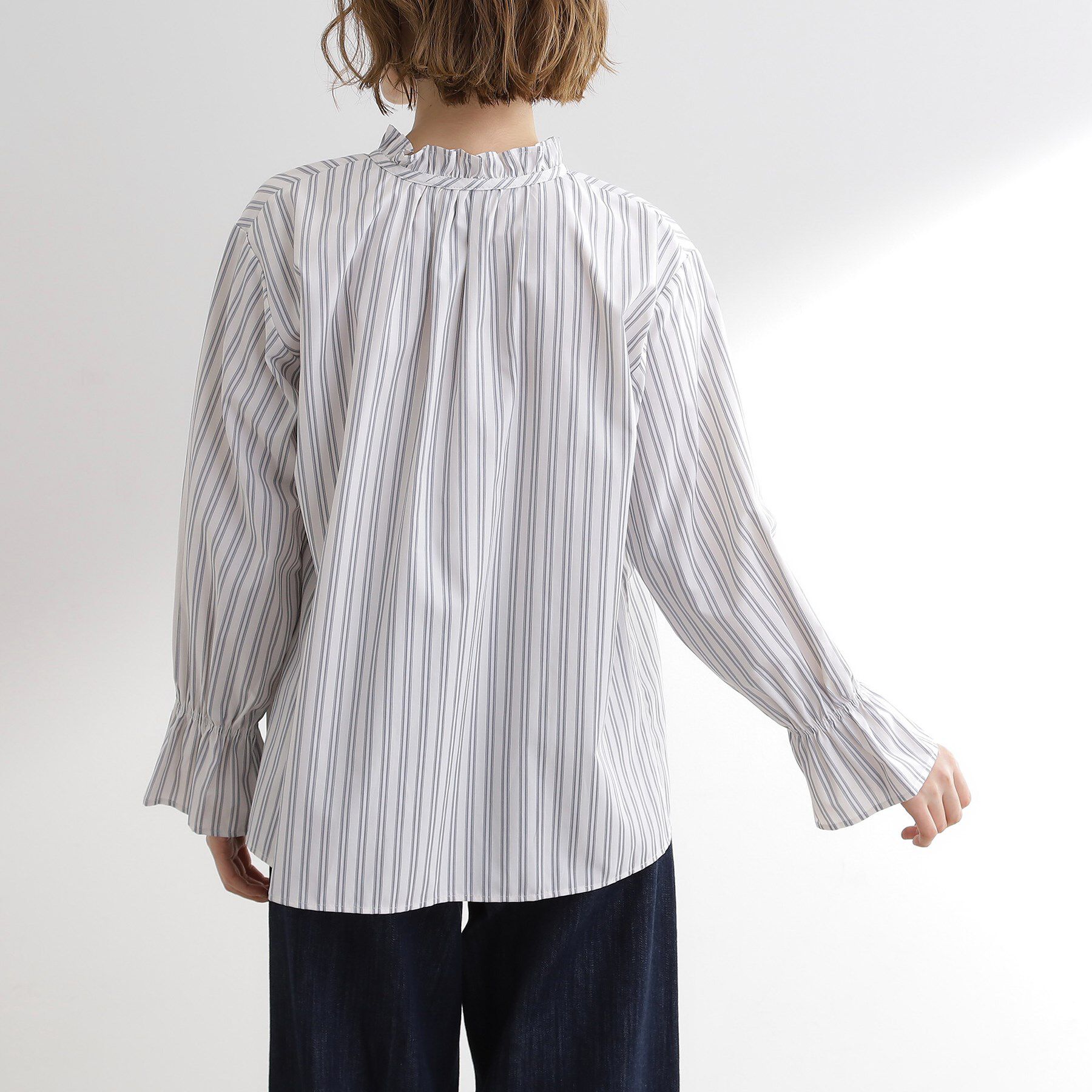 grove「フリルカラーリボンブラウス」|シャツ・ブラウス|