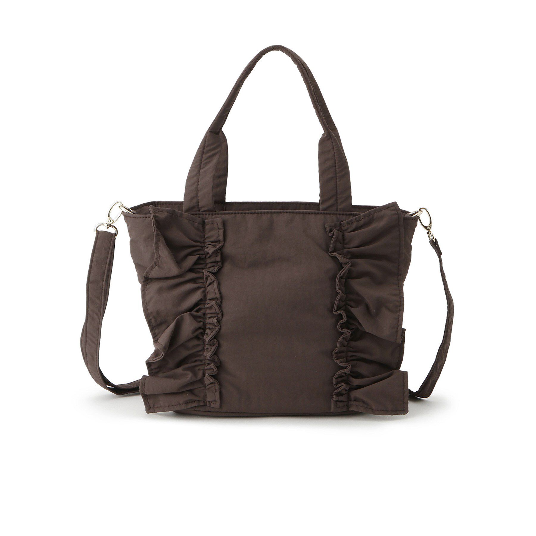 grove「【撥水】縦フリル2WAYトート」|トートバッグ|