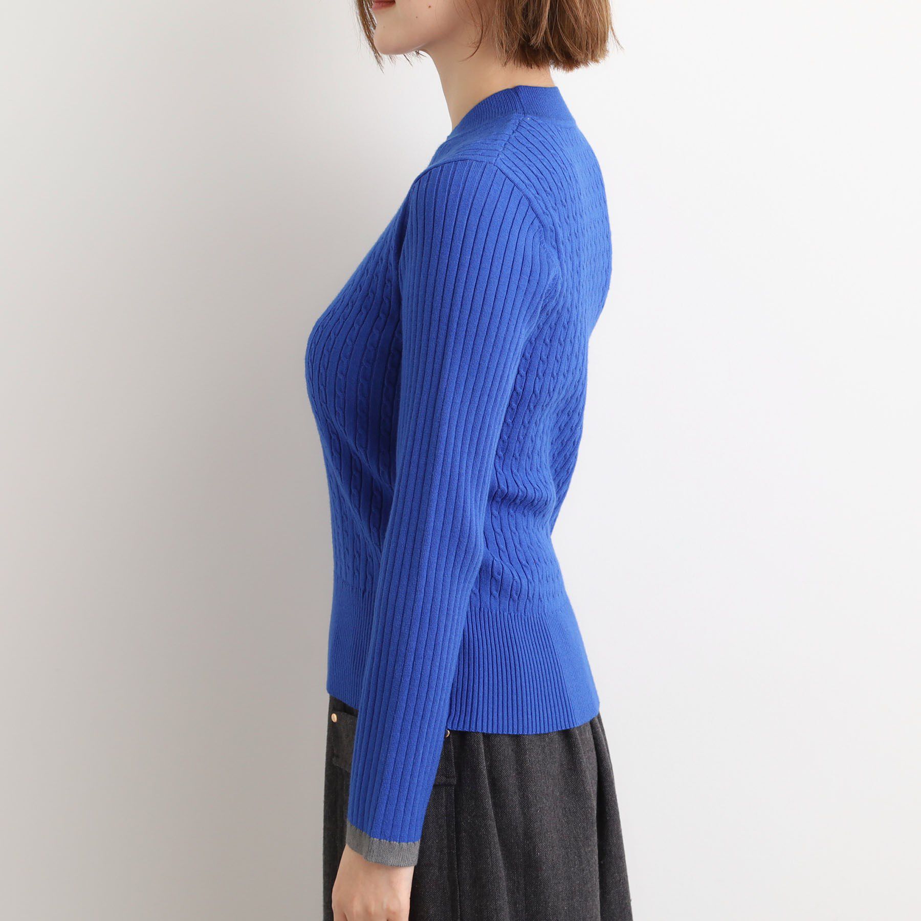 grove「袖口配色リブニット」|ニット・セーター|