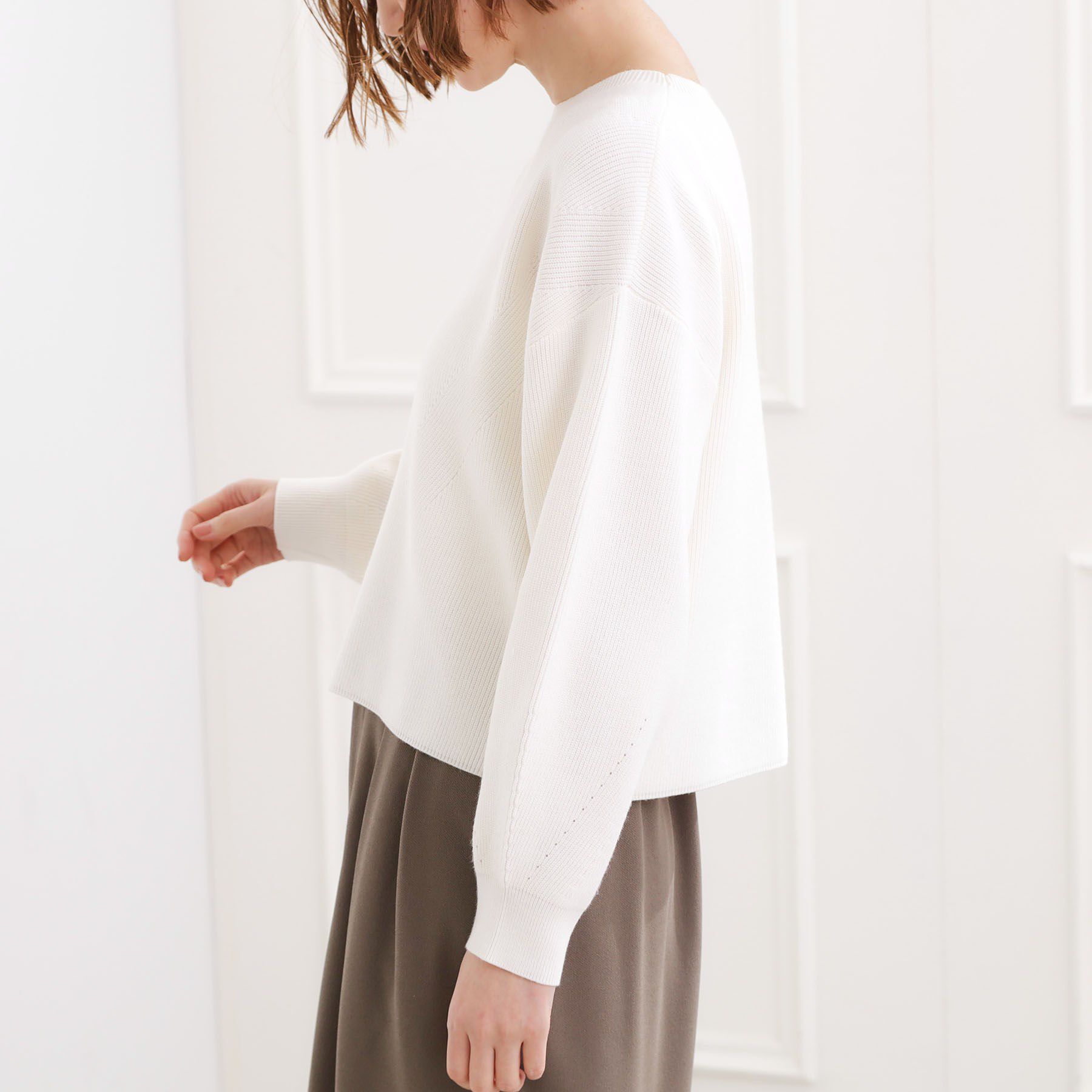 grove「毎日着たくなる、もちもち畦編みニット」|ニット・セーター|
