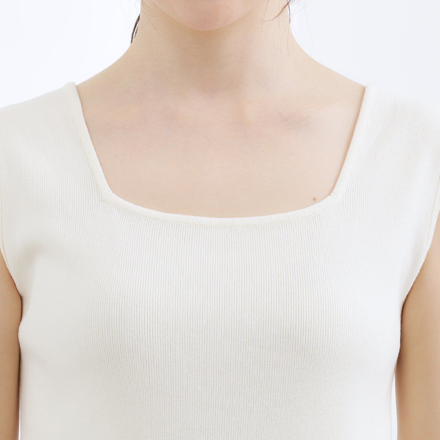 grove「2WAYスクエアニットタンク」|キャミソール|