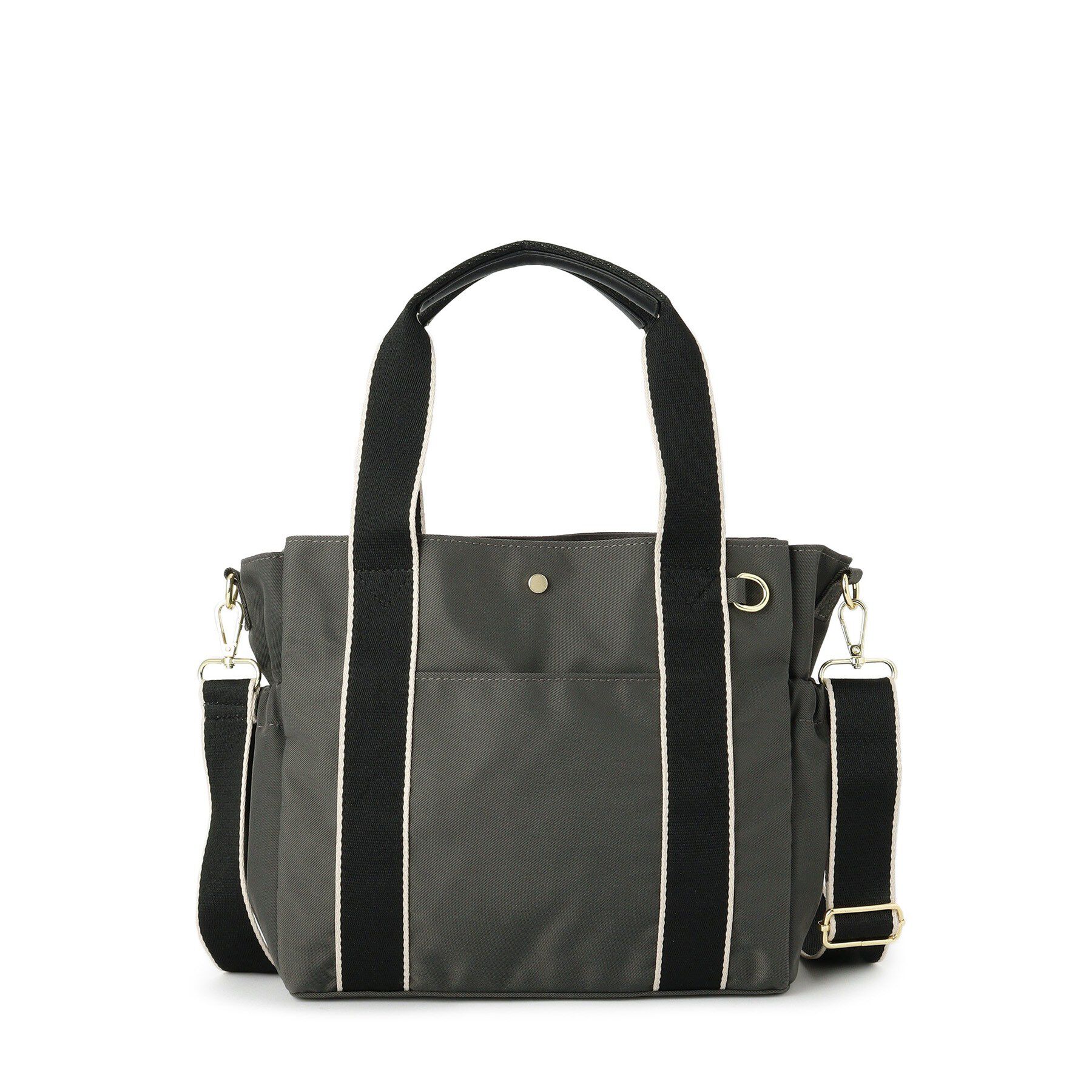 grove「【撥水】ギャザーラインテープ2WAYトート」|トートバッグ|
