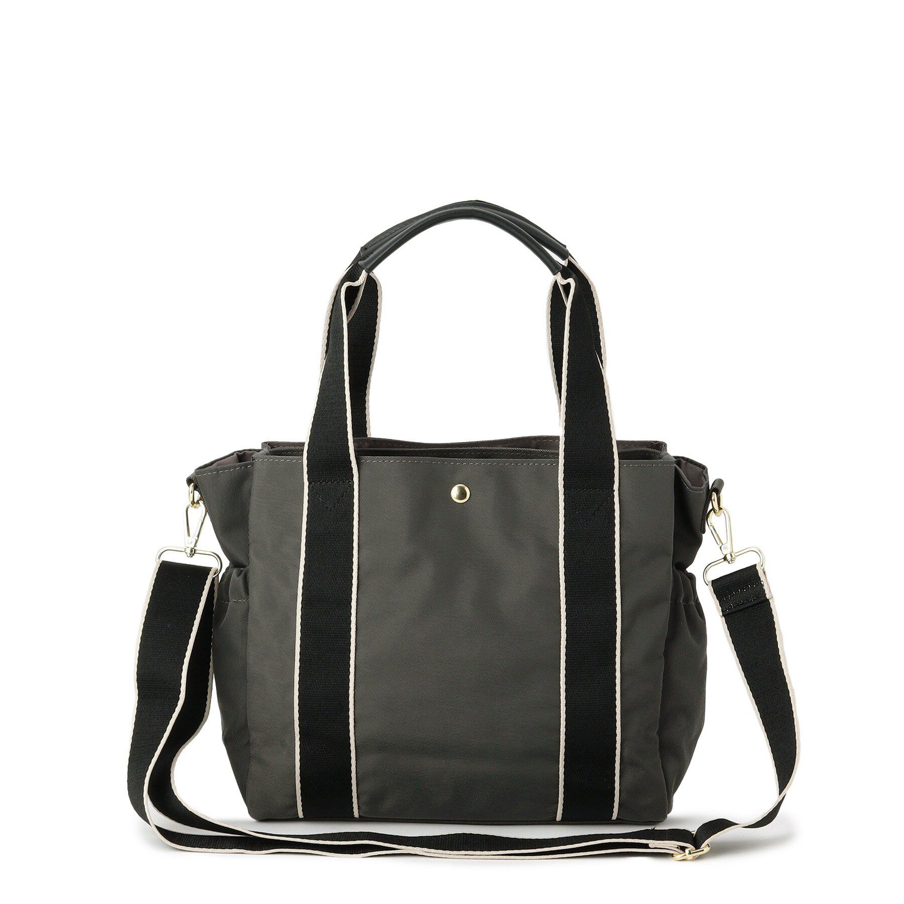 grove「【撥水】ギャザーラインテープ2WAYトート」|トートバッグ|