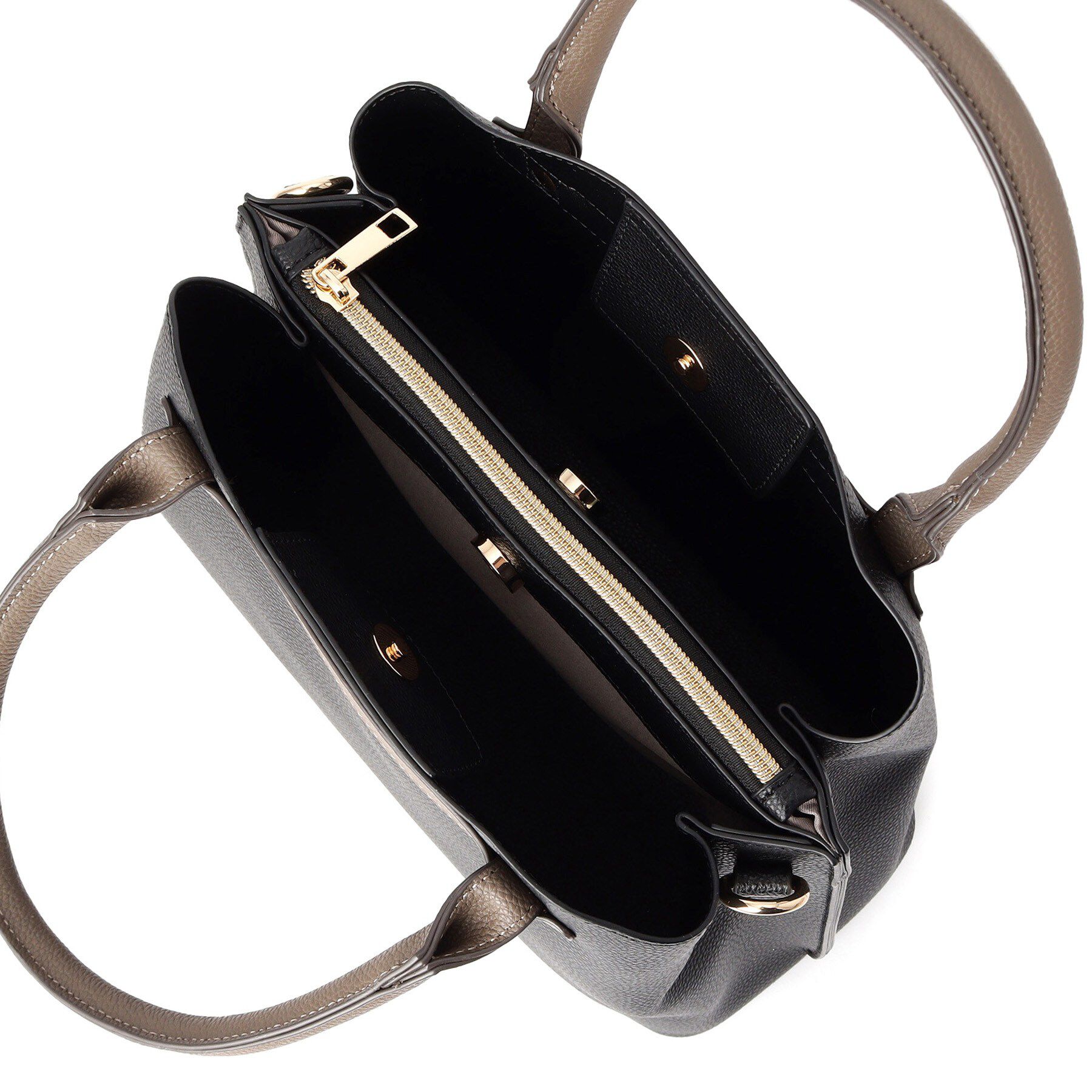 grove「スタッズ中仕切り2WAYトート」|トートバッグ|