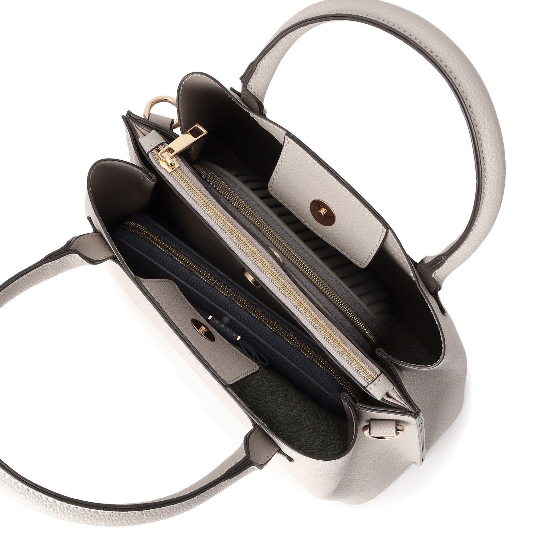 grove「スタッズ中仕切り2WAYトート」|トートバッグ|