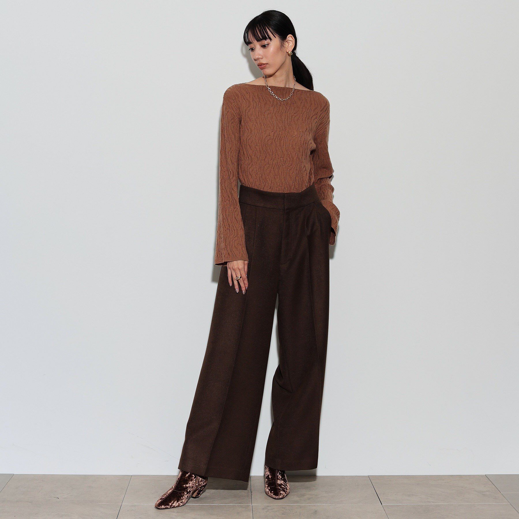 GALLEST「サスペンダー付きツイルワイドパンツ」|その他|