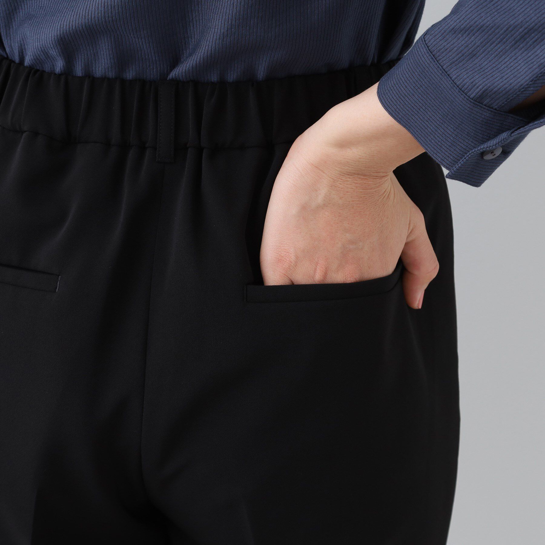 INDIVI「【洗える／UVケア／スーツ】ストレッチタックテーパードパンツ」|その他|