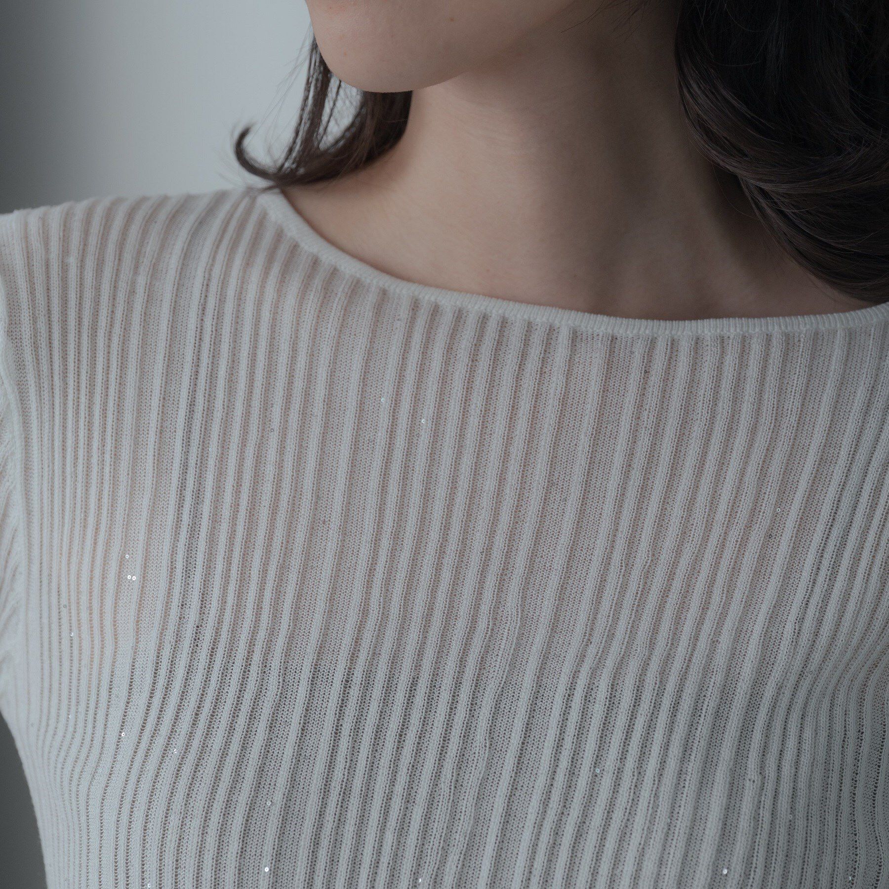 GALLEST「シアースパンコールニット」|ニット・セーター|