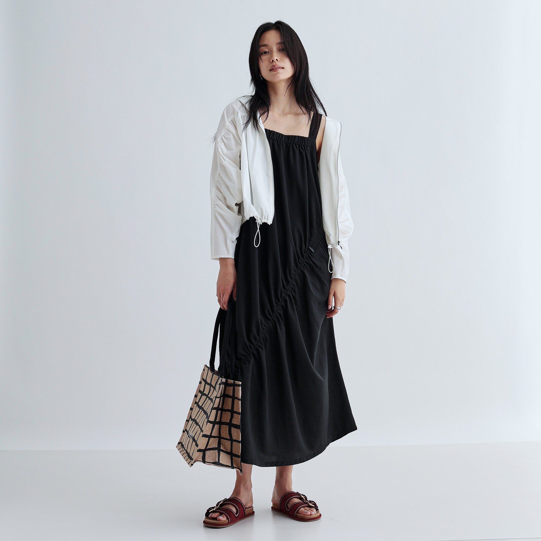 GALLEST「【A4サイズ収納・マチたっぷり】ジュートトートバッグ/エコバッグ」|トートバッグ|