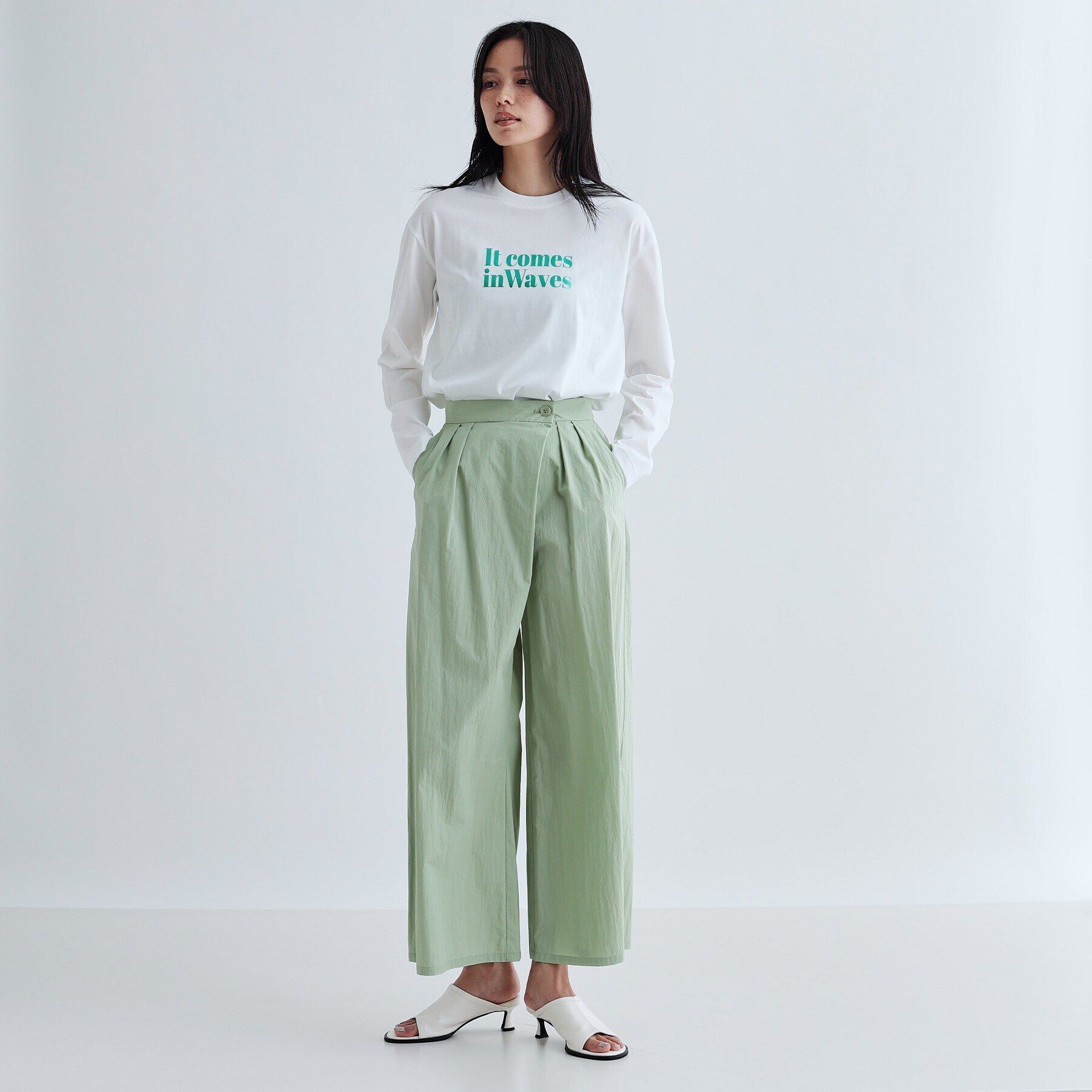 GALLEST「メタリックロゴロングスリーブTシャツ」|Tシャツ・カットソー|