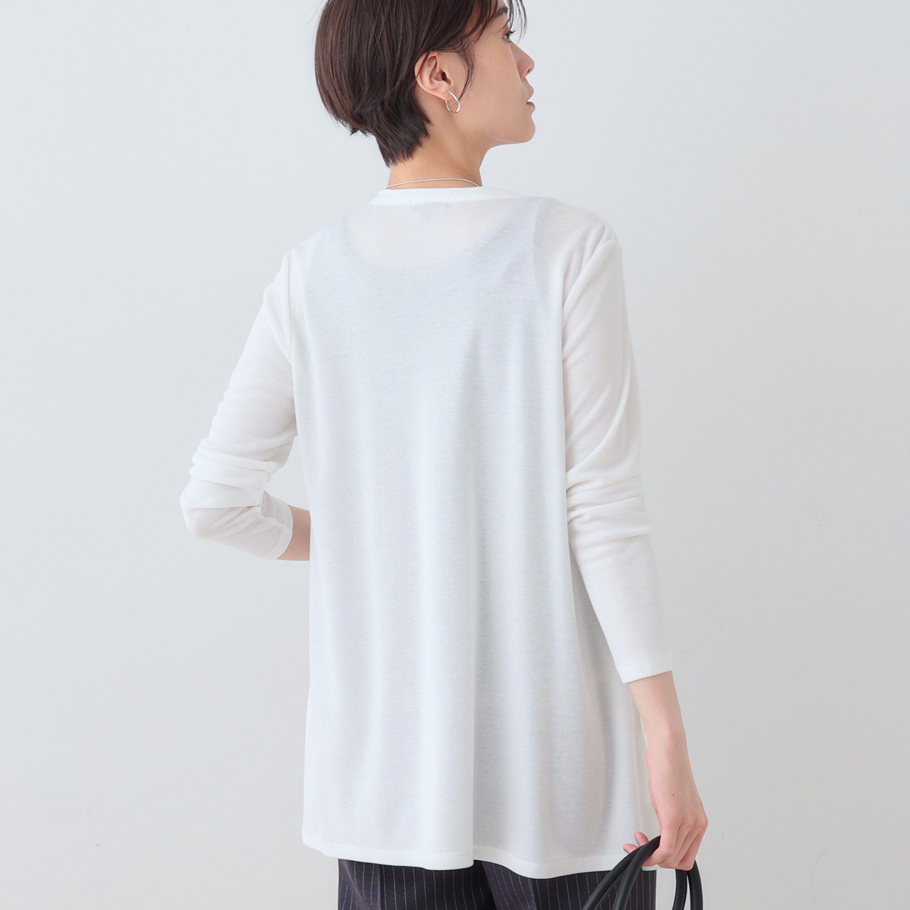 INDIVI「【UVケア／接触冷感】ベーシック着流しカーディガン」|カーディガン|