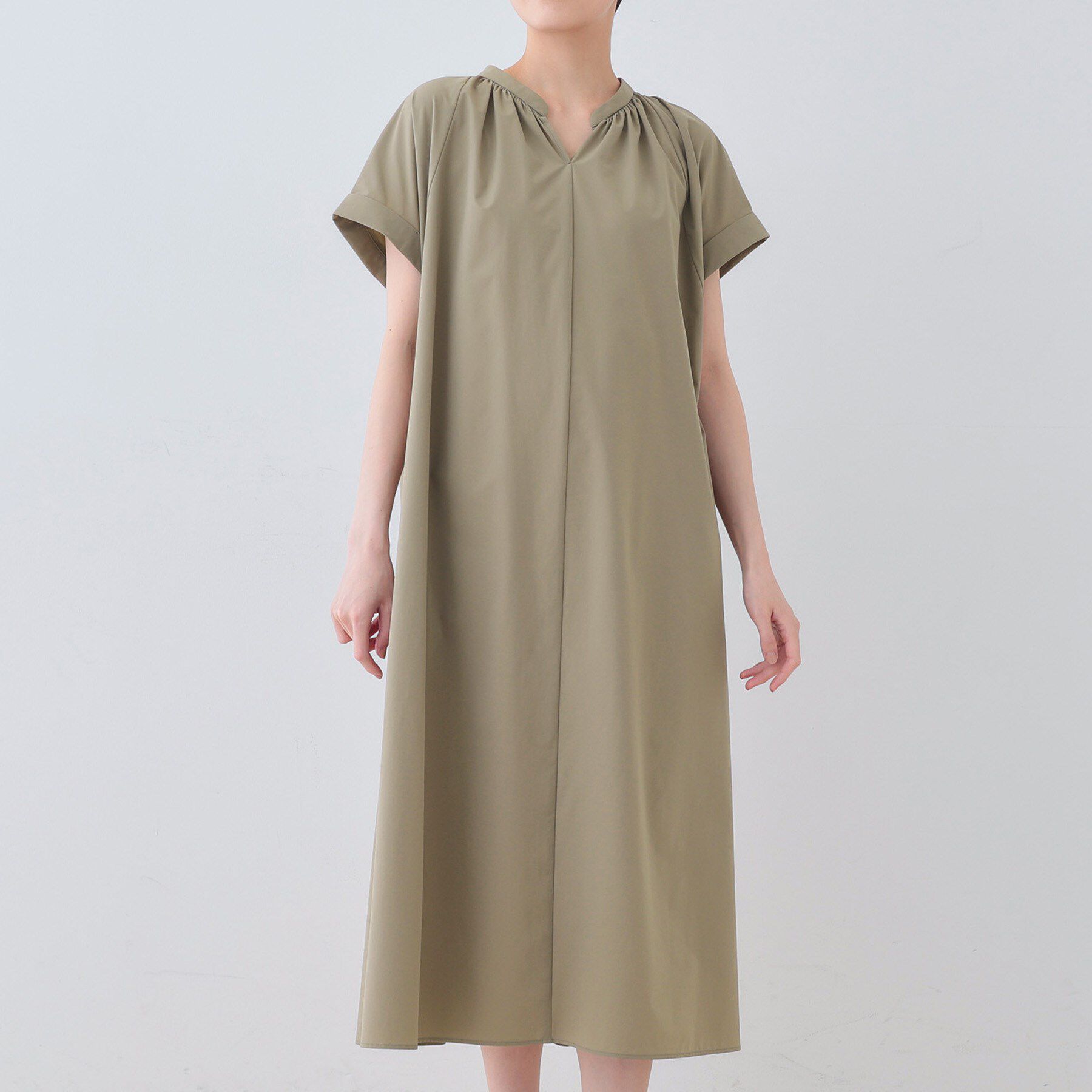 INDIVI「【通気性◎撥水／UV／接触冷感】アクティブワンピース」|ワンピース|